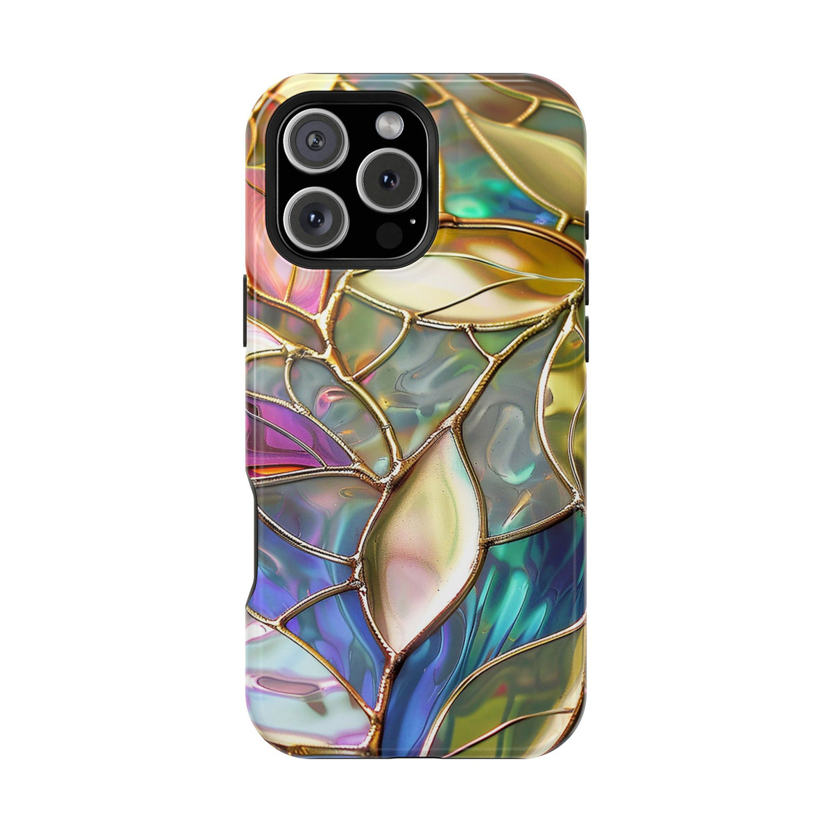 Opal Mosaic MagSafe case for iPhone 16 Pro Max, glossy finish