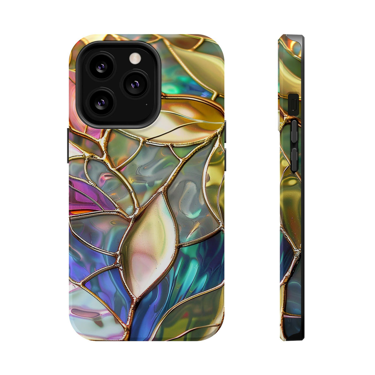 Opal Mosaic MagSafe case for iPhone 13 Pro, glossy finish