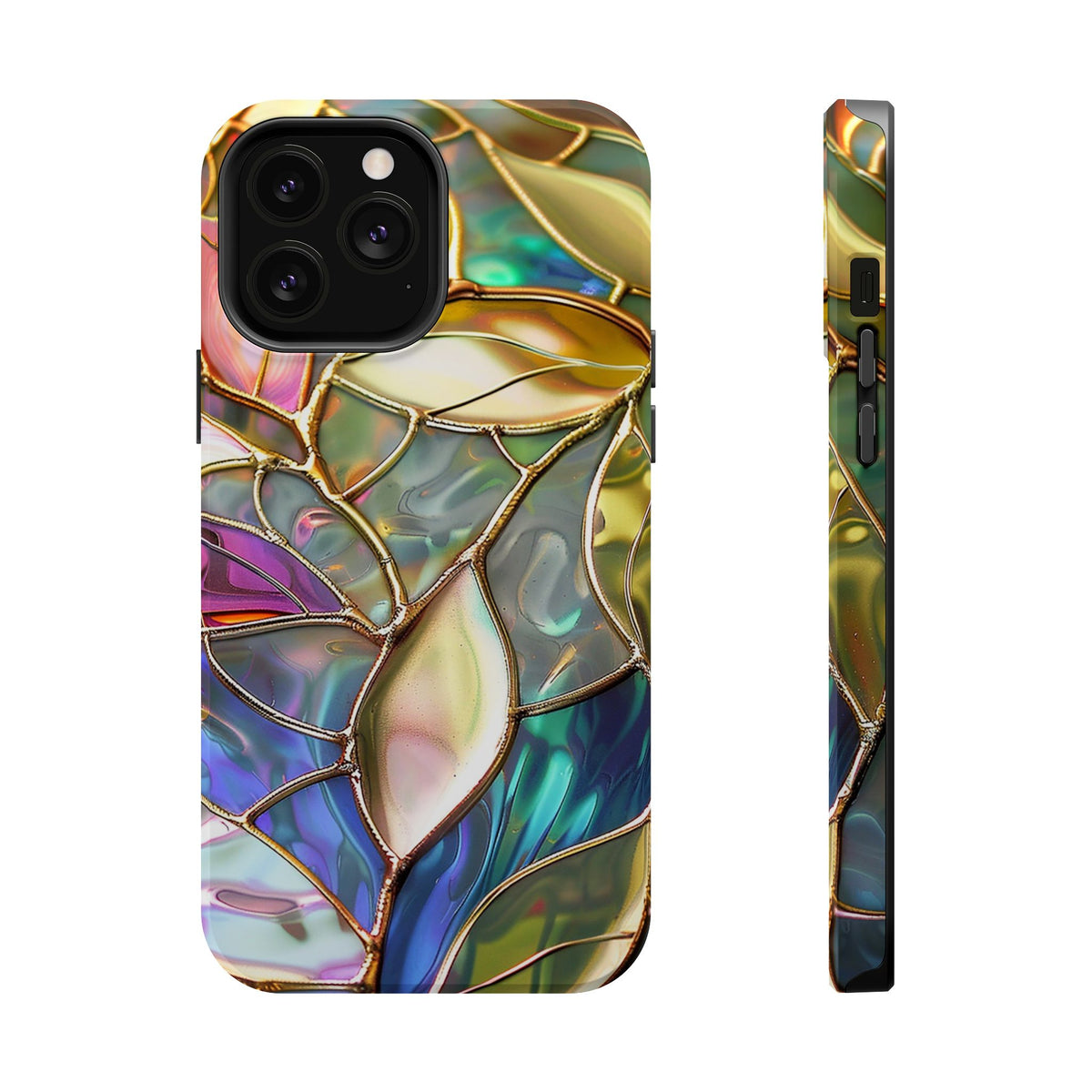 Opal Mosaic MagSafe case for iPhone 13 Pro Max, glossy finish