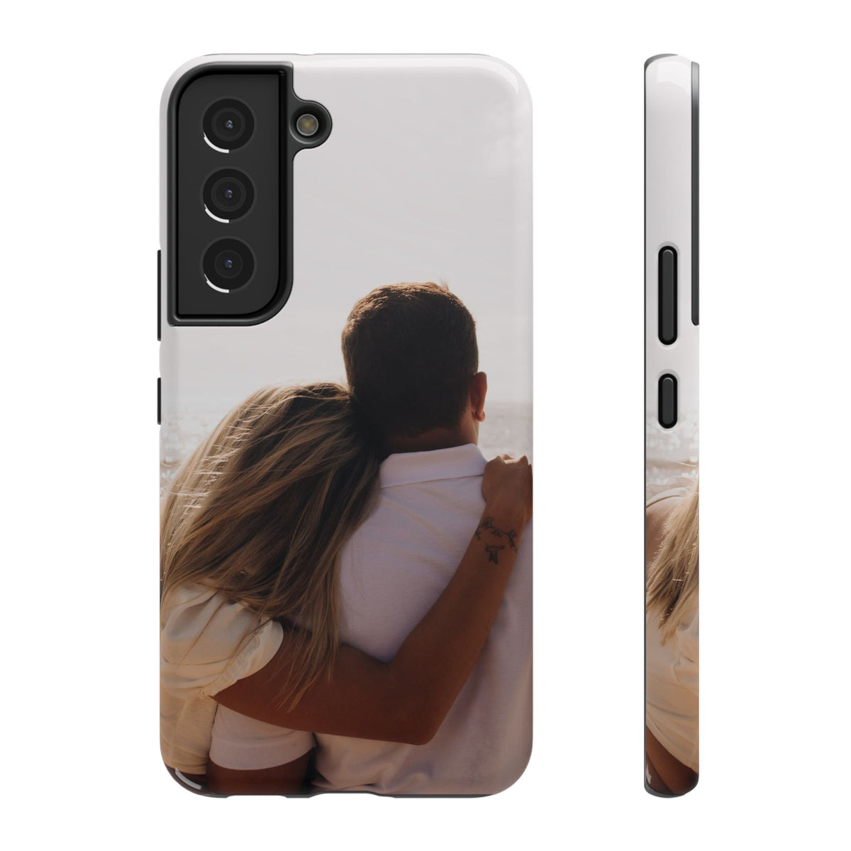 Personalized photo protective phone case for Samsung Galaxy S22, glossy finish