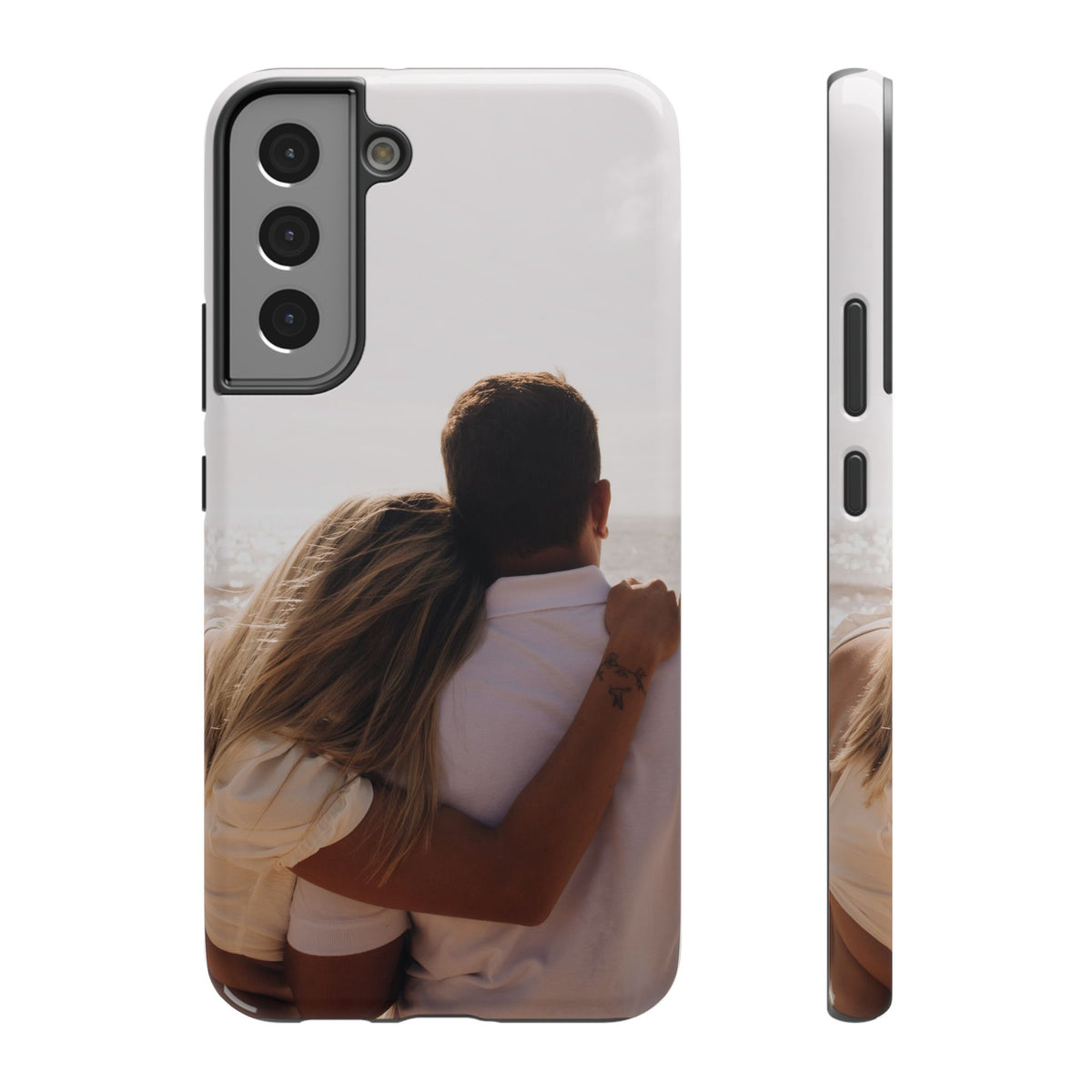 Personalized photo protective phone case for Samsung Galaxy S22 Plus, glossy finish