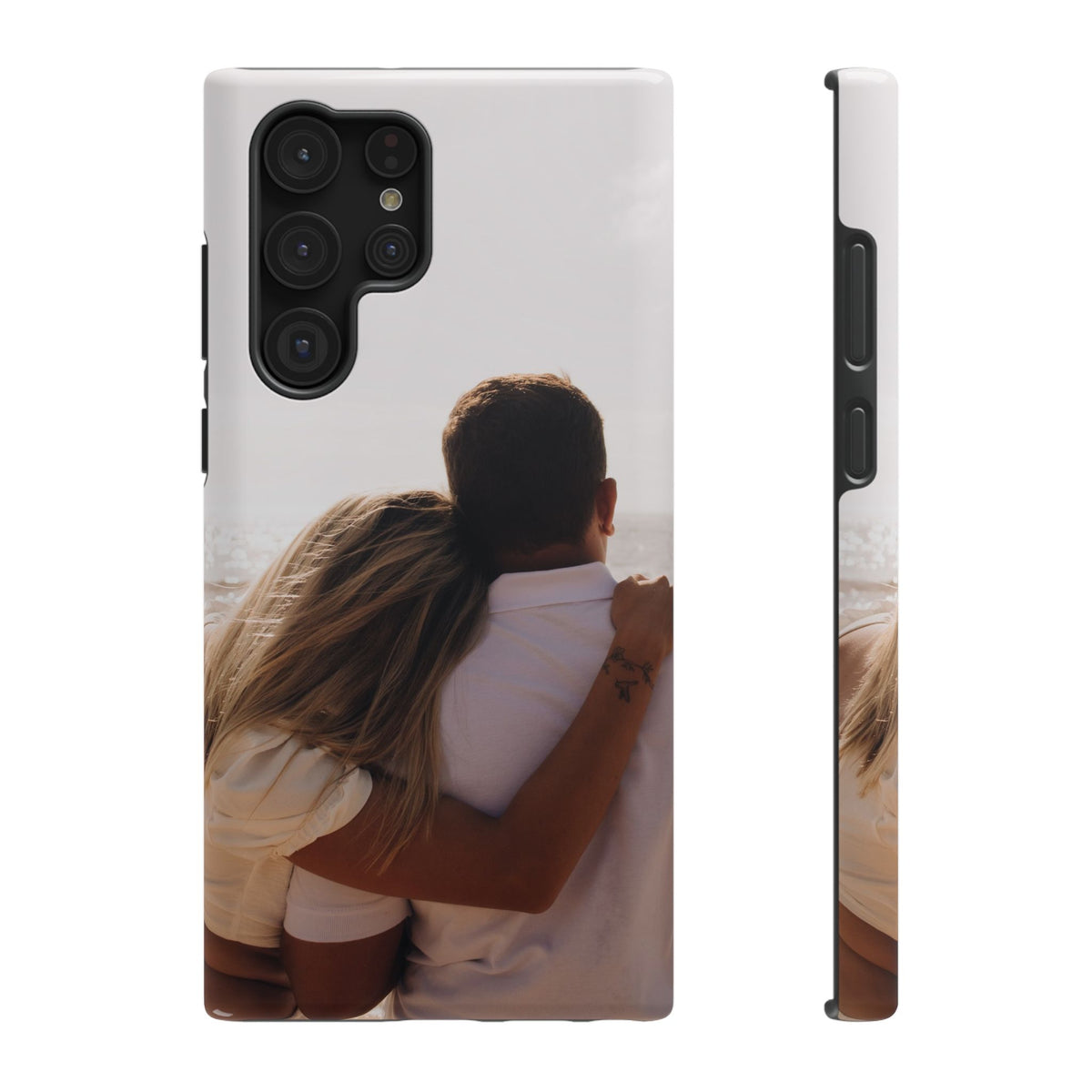 Personalized photo protective phone case for Samsung Galaxy S22 Ultra, glossy finish