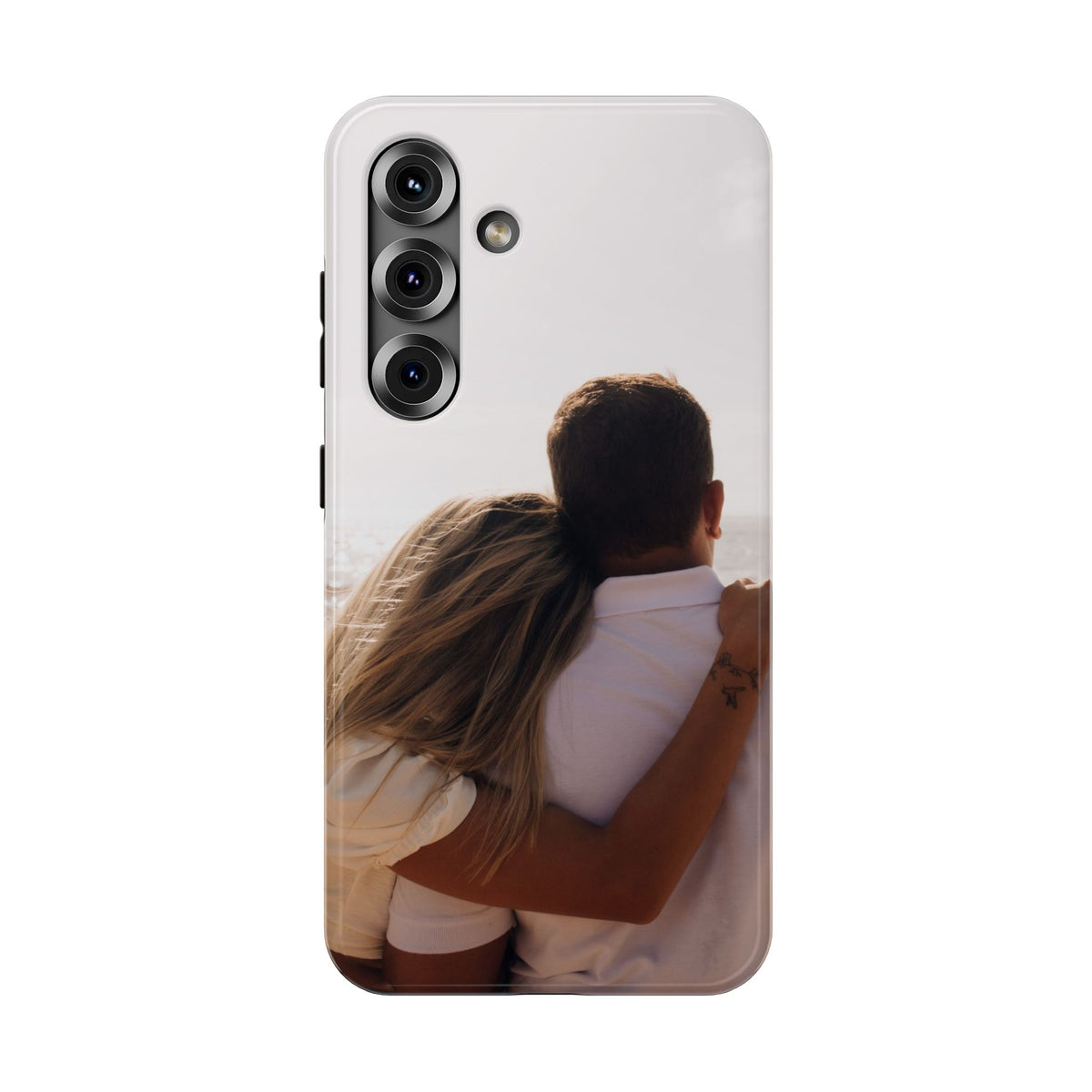 Personalized photo protective phone case for Samsung Galaxy S25, glossy finish