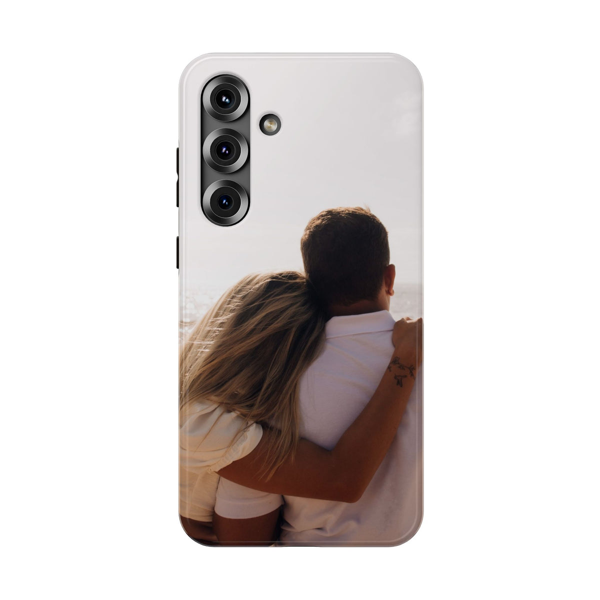 Personalized photo protective phone case for Samsung Galaxy S25 Plus, glossy finish