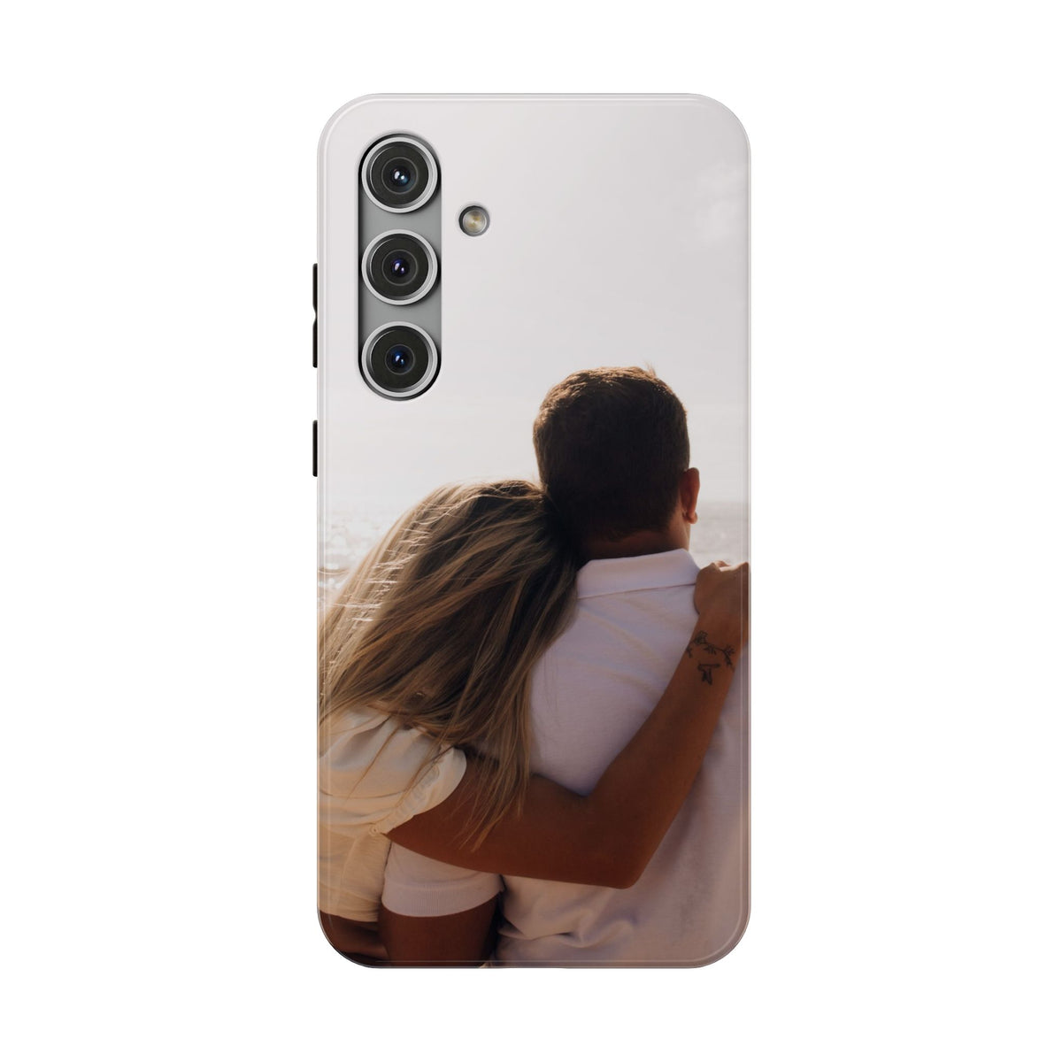 Personalized photo protective phone case for Samsung Galaxy S24 Plus, glossy finish