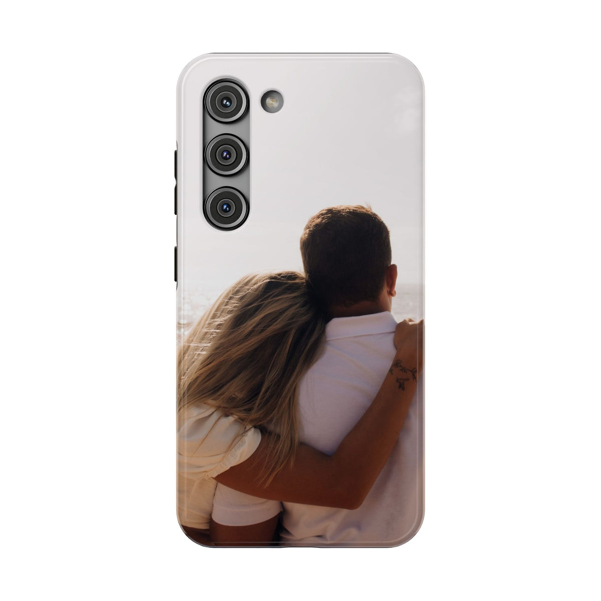 Personalized photo protective phone case for Samsung Galaxy S23, glossy finish