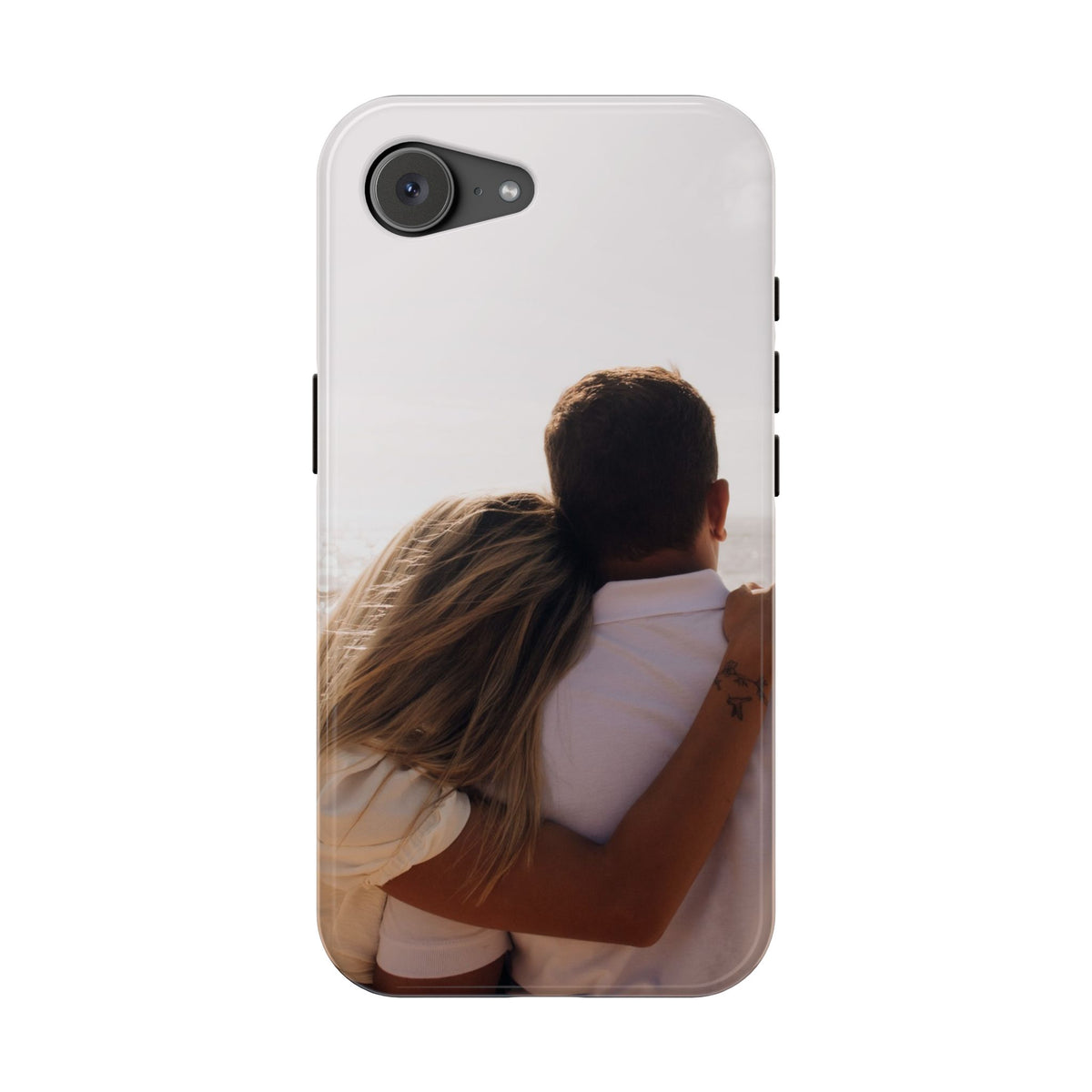 Personalized photo protective phone case for iPhone 17e, glossy finish
