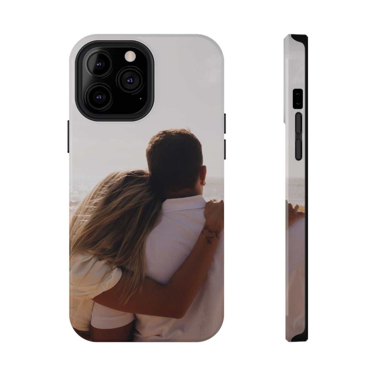 Personalized photo protective phone case for iPhone 13 Pro Max, glossy finish