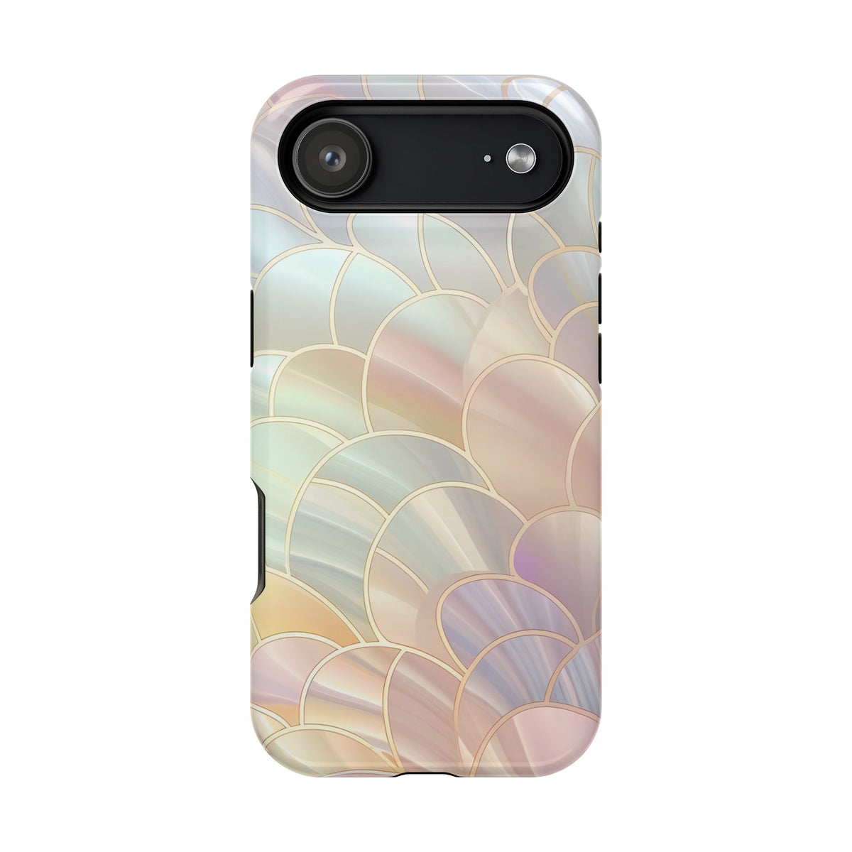 Pearl Scale protective phone case for iPhone 17 Air, glossy finish