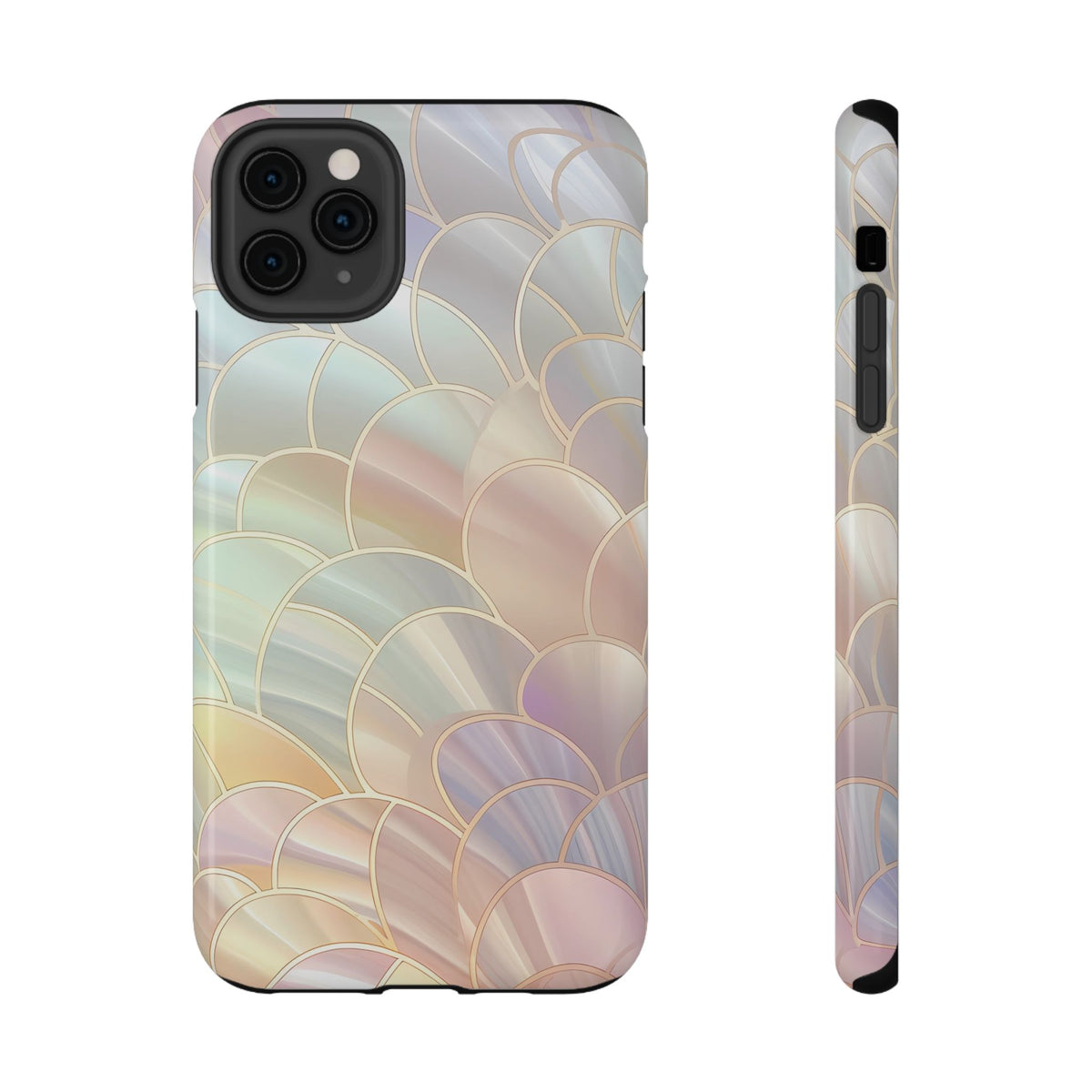 Pearl Scale protective phone case for iPhone 11 Pro Max, glossy finish
