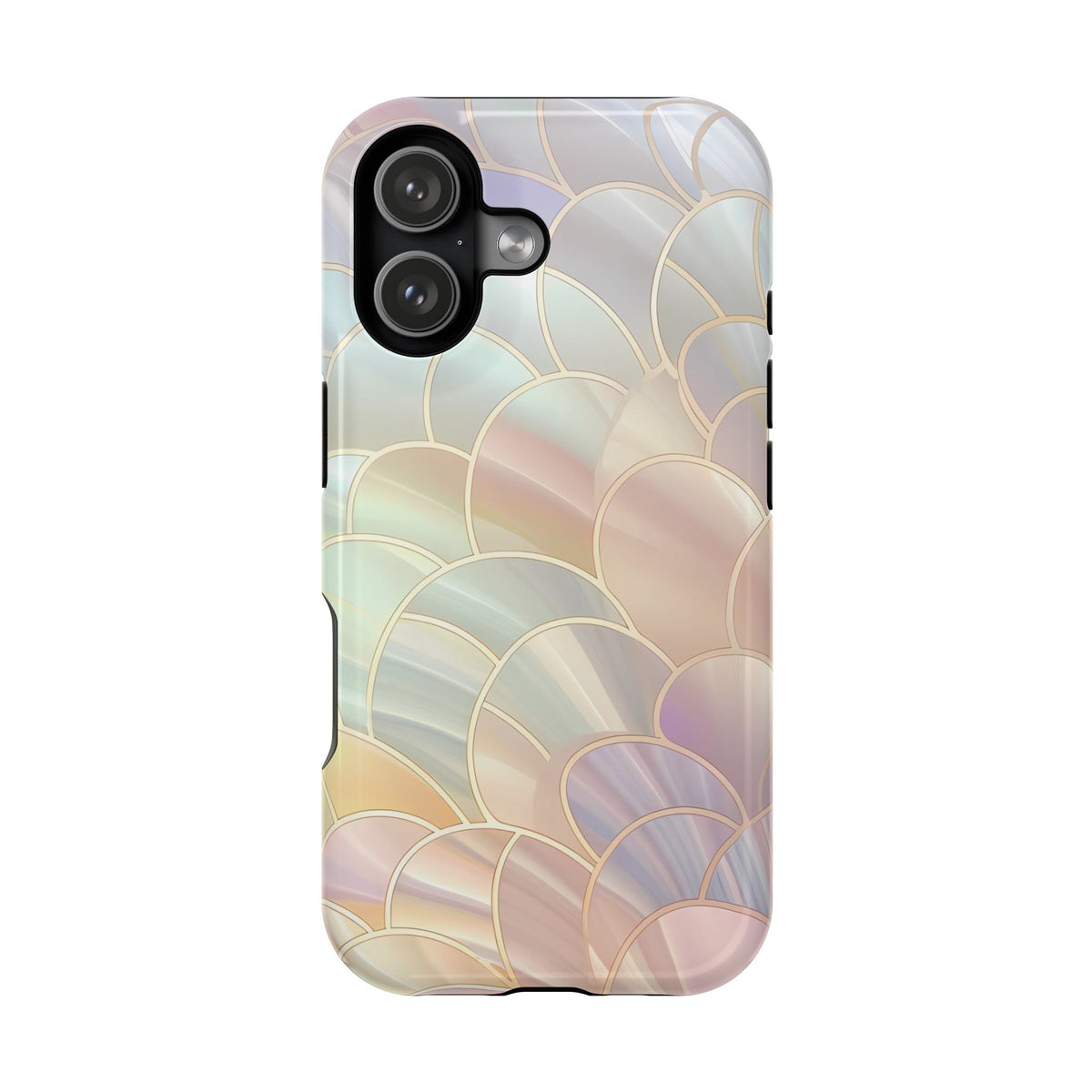 Pearl Scale MagSafe case for iPhone 17, glossy finish