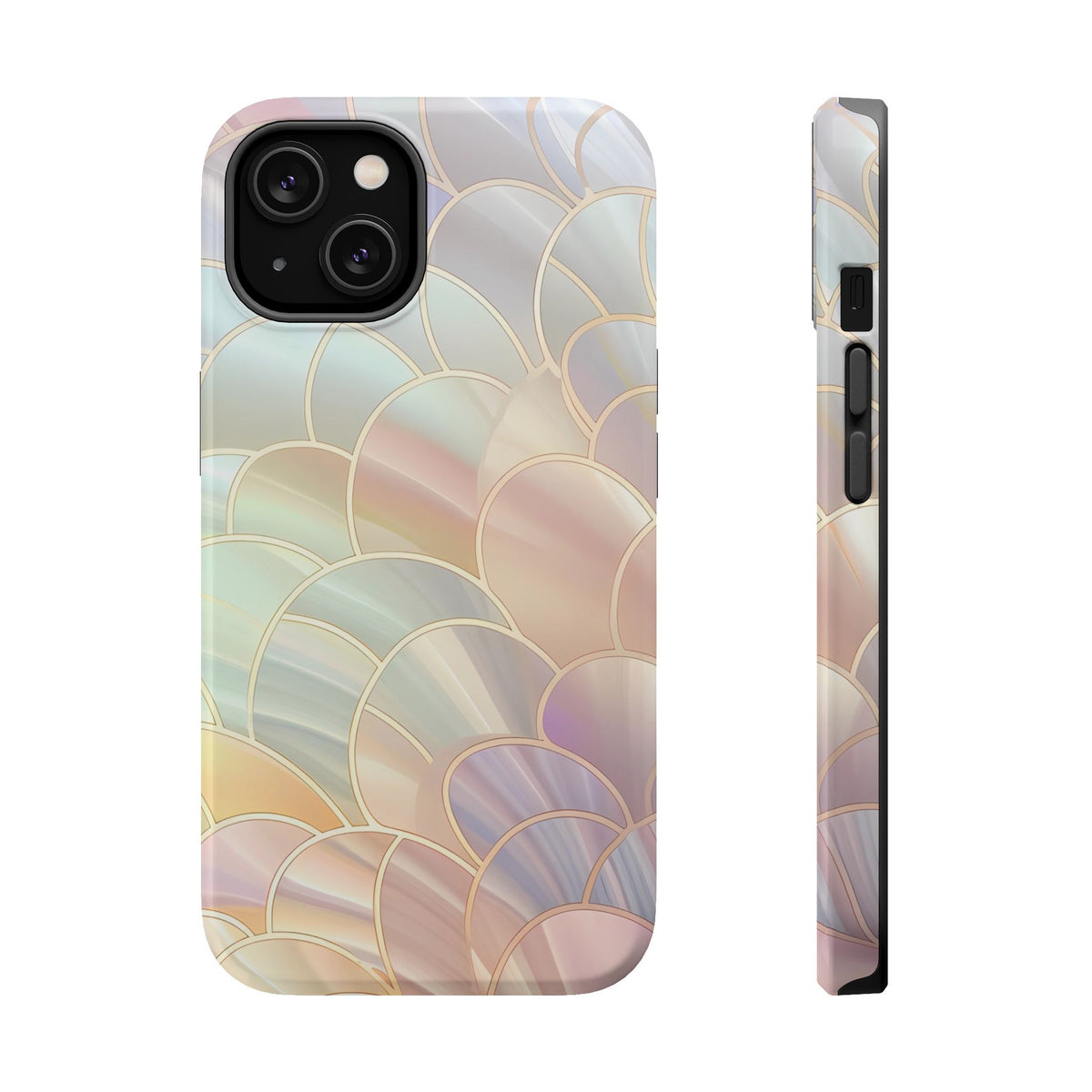 Pearl Scale MagSafe case for iPhone 14, glossy finish