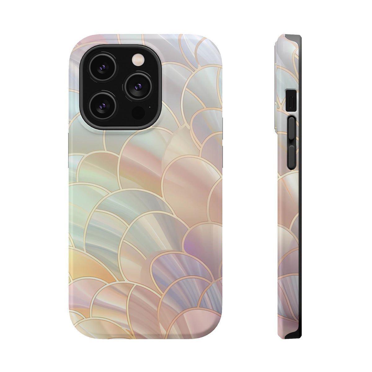Pearl Scale MagSafe case for iPhone 14 Pro, glossy finish