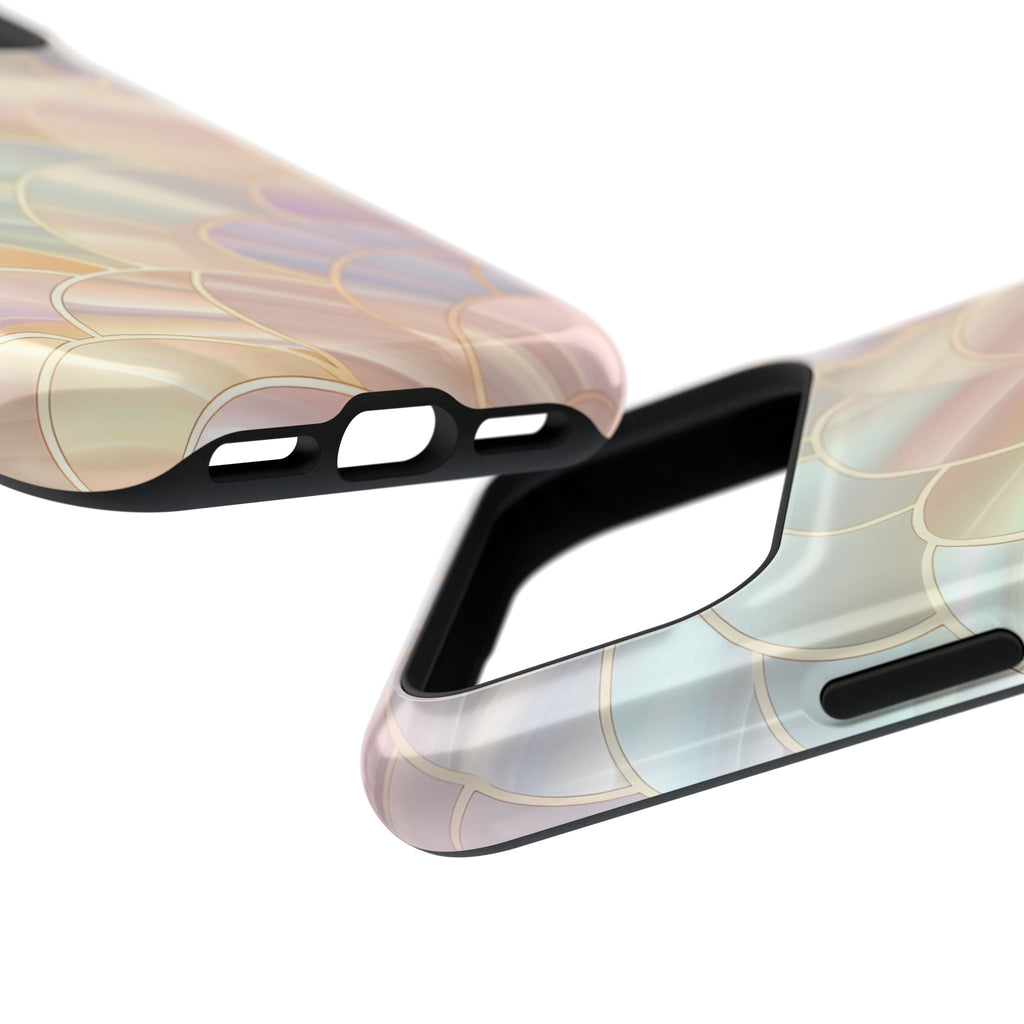 Pearl Scale MagSafe case, close-up at an angle