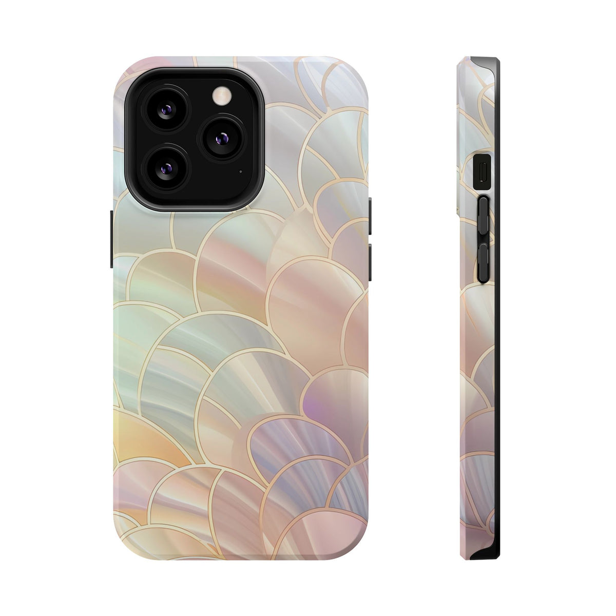 Pearl Scale MagSafe case for iPhone 13 Pro, glossy finish