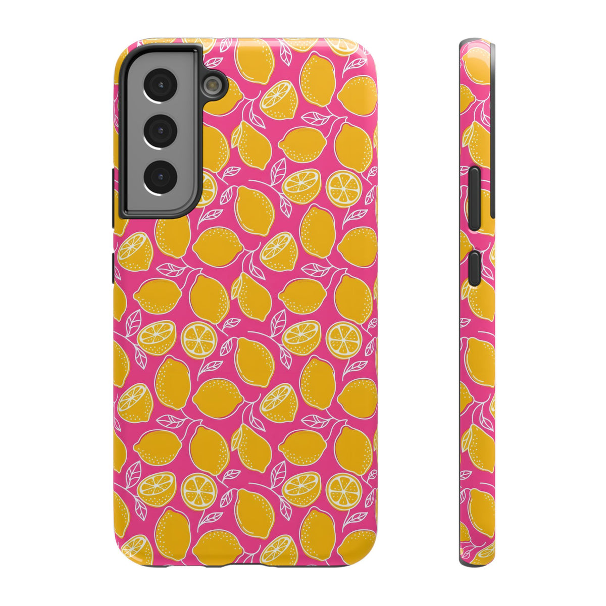 Pink Lemonade protective phone case for Samsung Galaxy S22 Plus, glossy finish