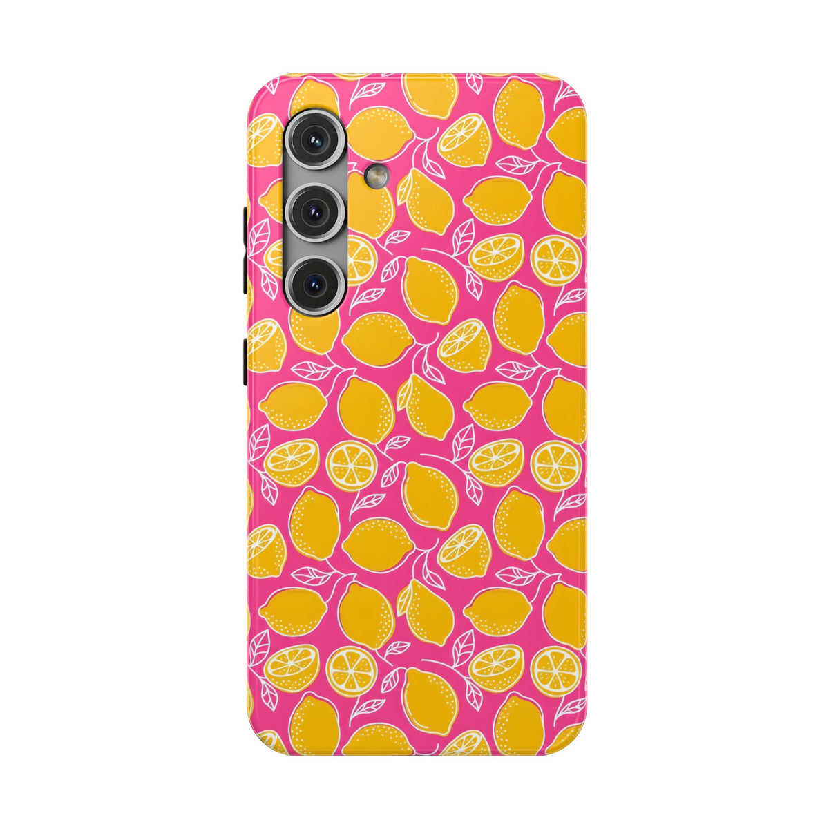 Pink Lemonade protective phone case for Samsung Galaxy S24, glossy finish