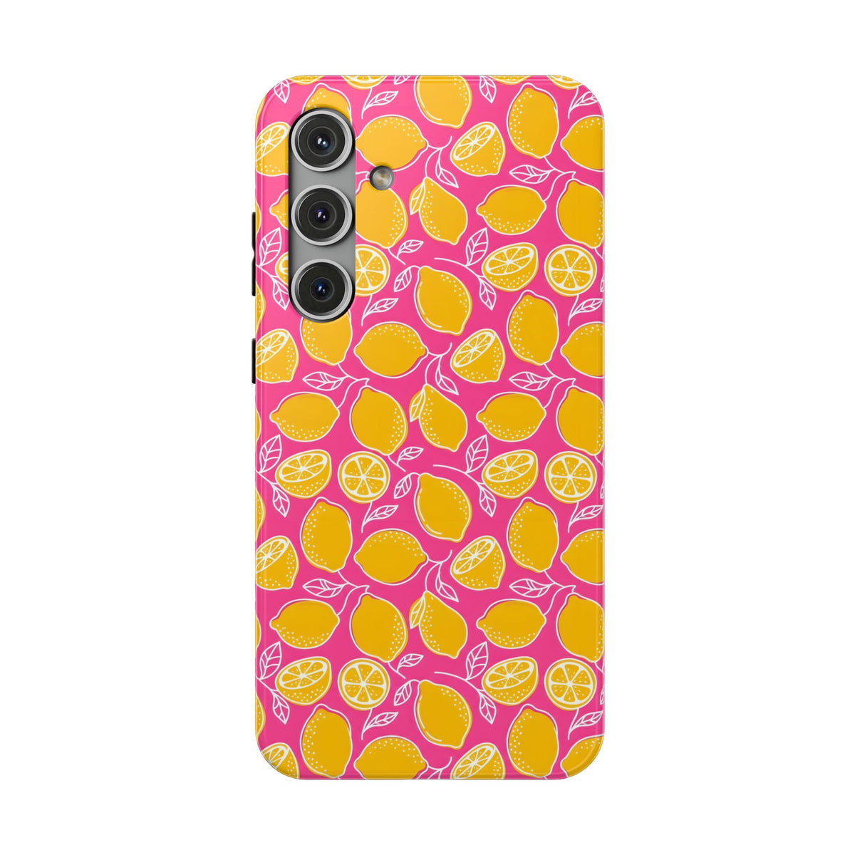 Pink Lemonade protective phone case for Samsung Galaxy S24 Plus, glossy finish