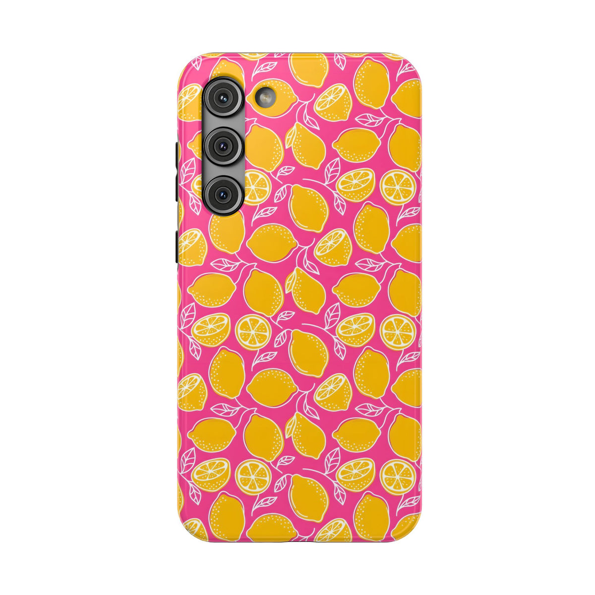 Pink Lemonade protective phone case for Samsung Galaxy S23 Plus, glossy finish
