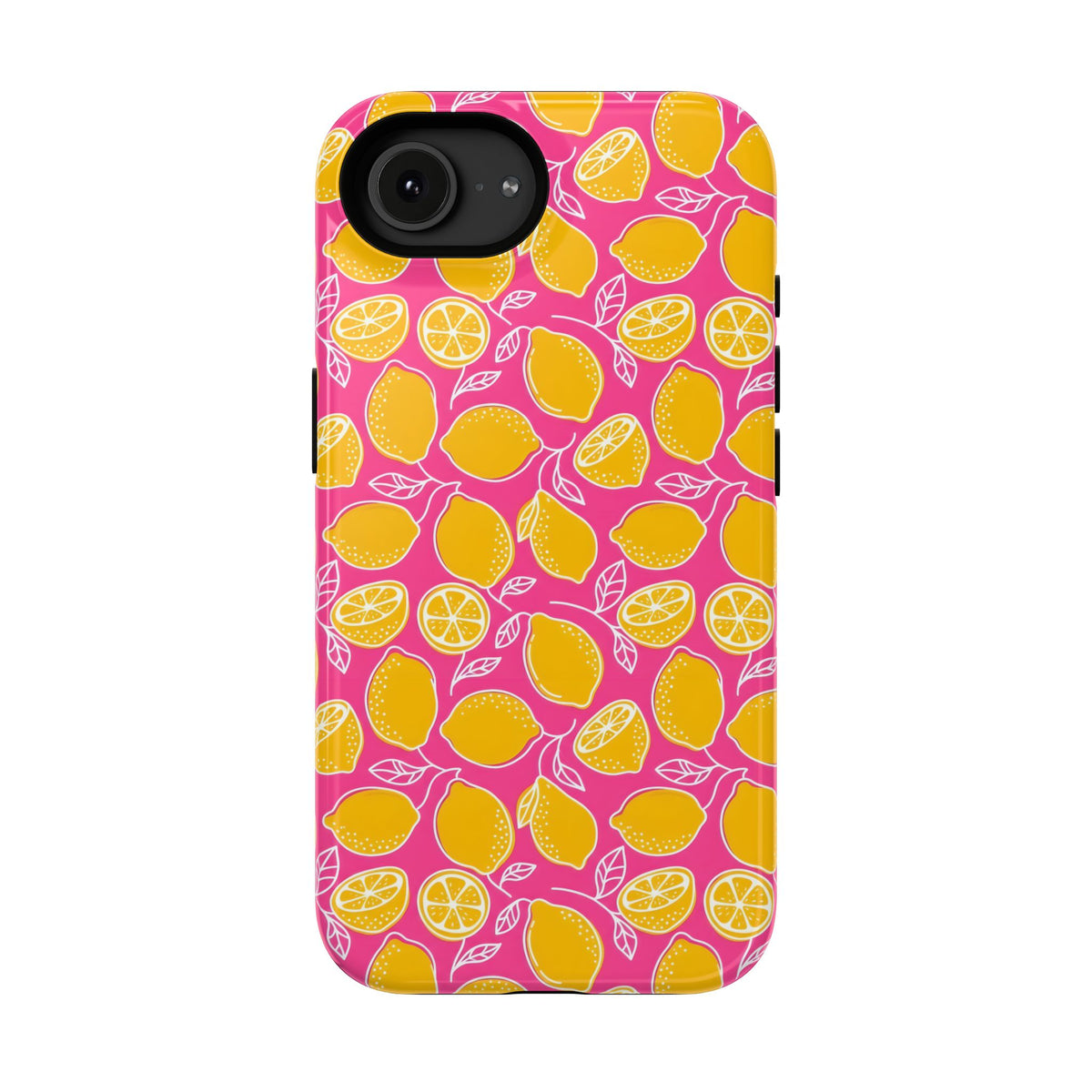 Pink Lemonade protective phone case for iPhone 16e, glossy finish