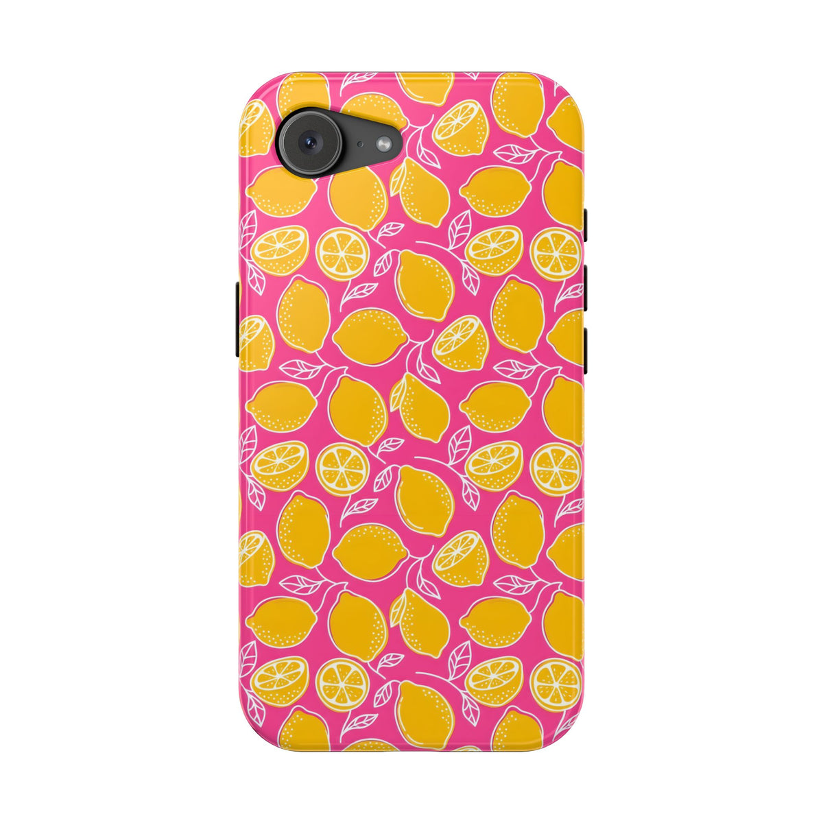 Pink Lemonade protective phone case for iPhone 17e, glossy finish