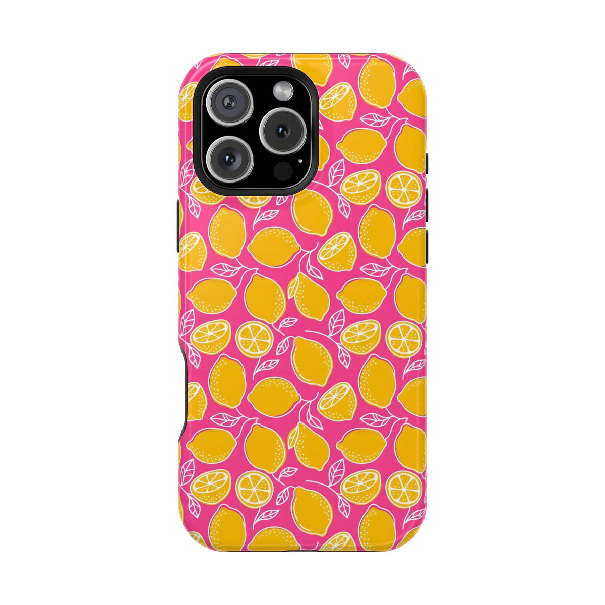 Pink Lemonade MagSafe case for iPhone 16 Pro Max, glossy finish