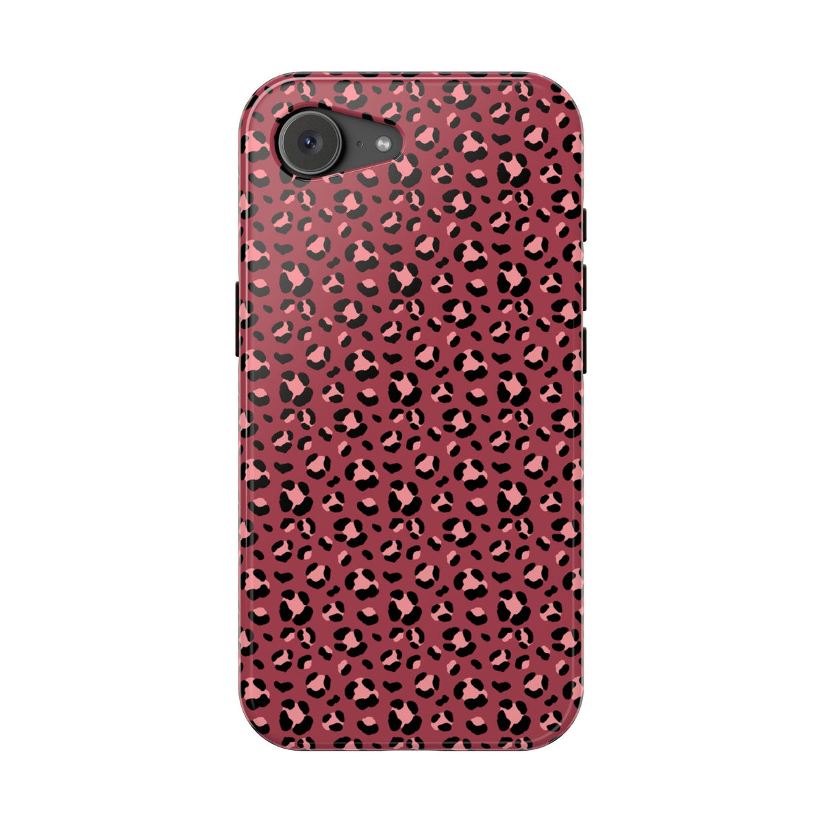 Pink Leopard MagSafe case for iPhone 17e, glossy finish