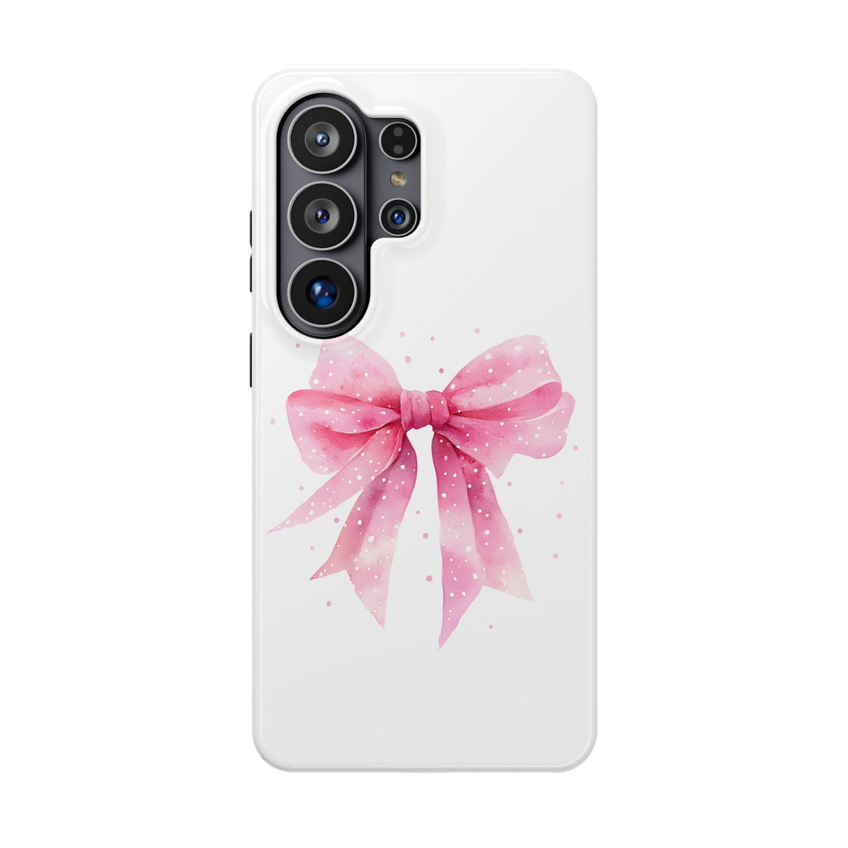 Pink Ribbon Bow MagSafe case for Samsung Galaxy S26 Ultra, glossy finish