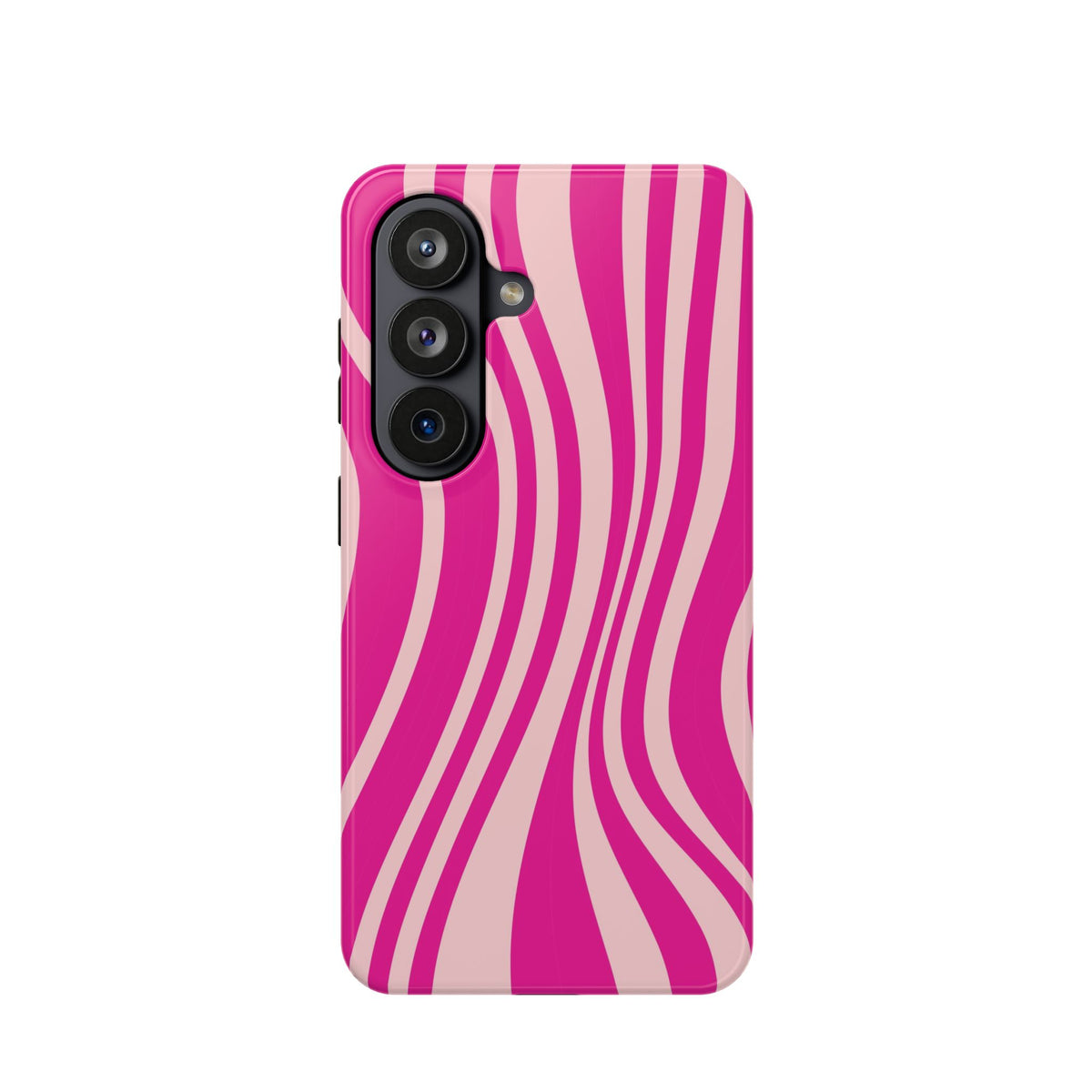 Pink Wave protective phone case for Samsung Galaxy S26, glossy finish