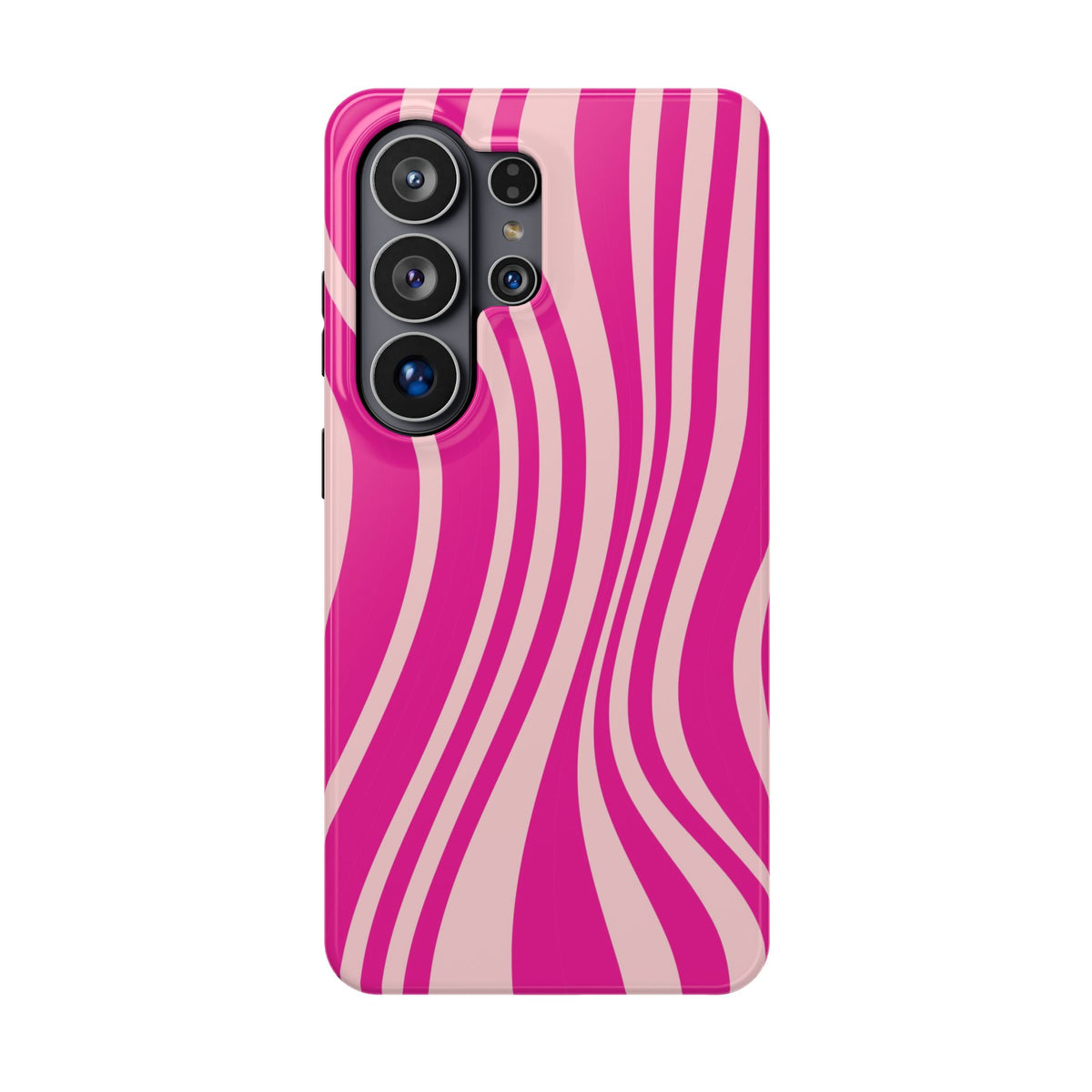 Pink Wave MagSafe case for Samsung Galaxy S26 Ultra, glossy finish
