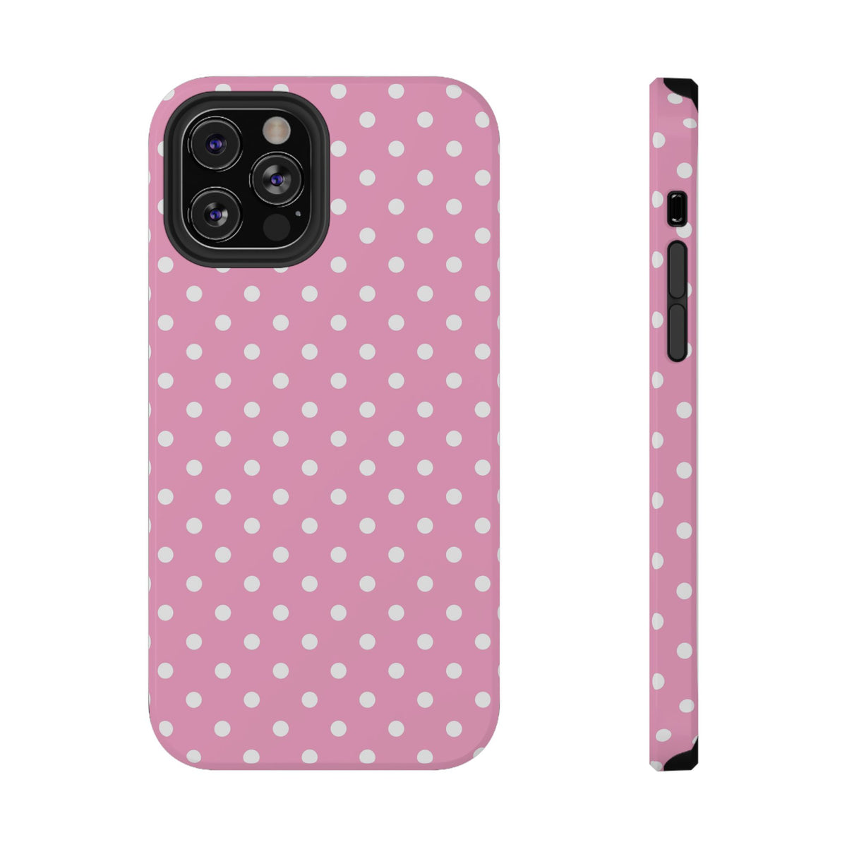 Polka Party protective phone case for iPhone 12 Pro, glossy finish
