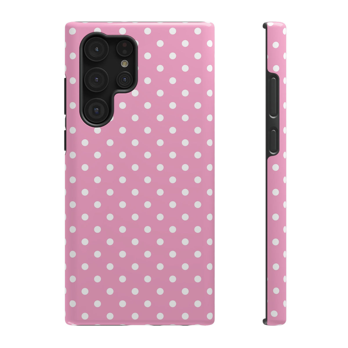 Polka Party protective phone case for Samsung Galaxy S22 Ultra, glossy finish
