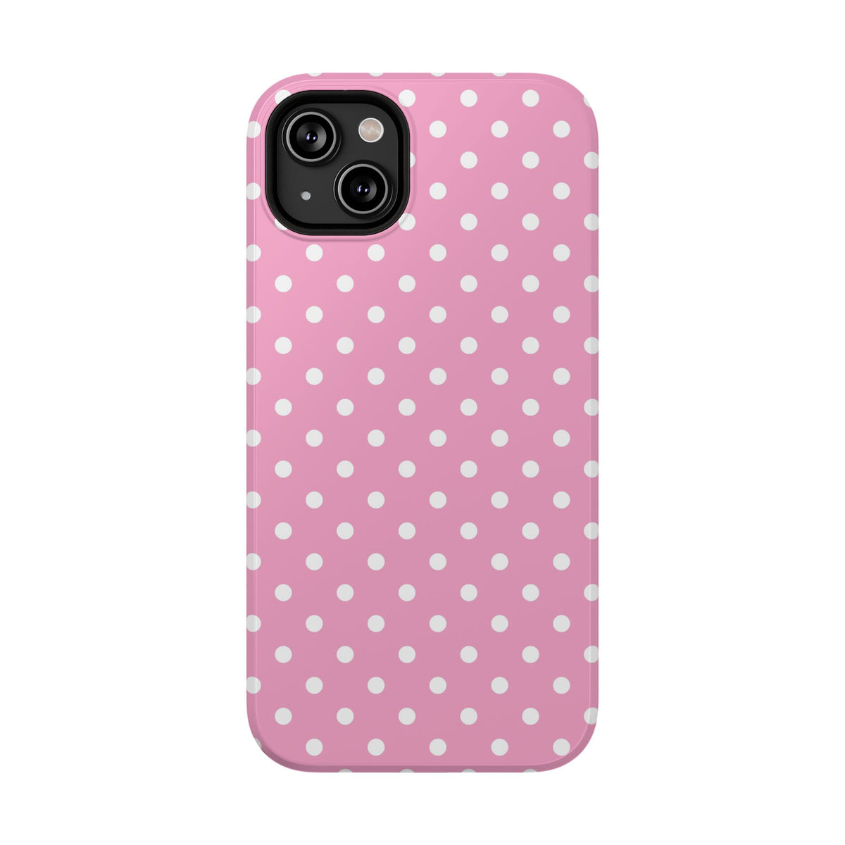 Polka Party protective phone case for iPhone 14 Plus, glossy finish