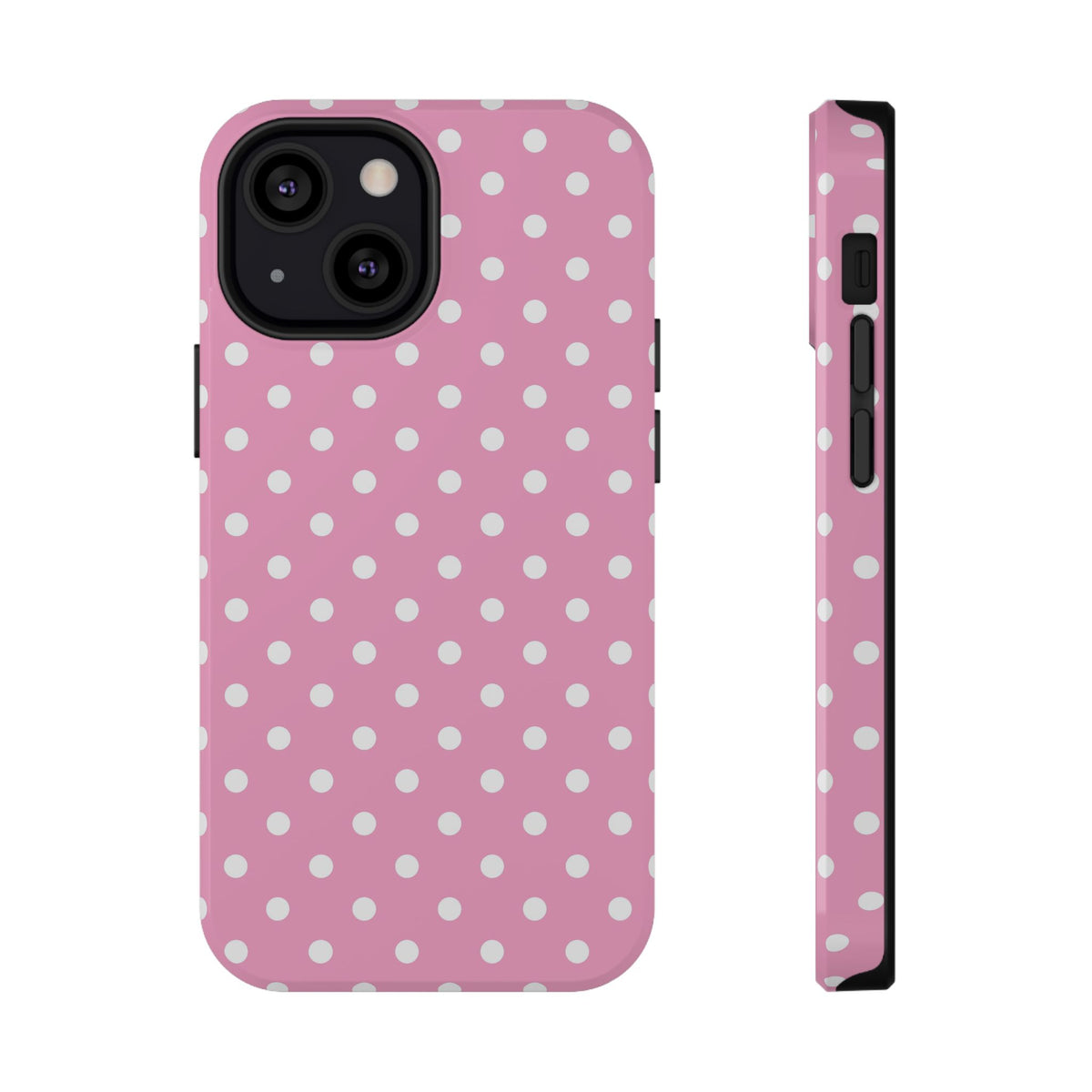 Polka Party protective phone case for iPhone 13 Mini, glossy finish