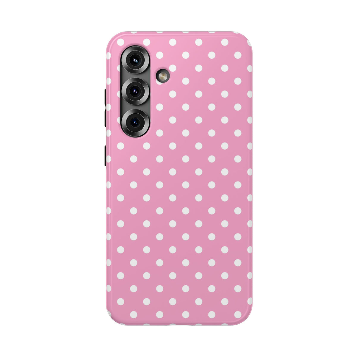 Polka Party protective phone case for Samsung Galaxy S25, glossy finish