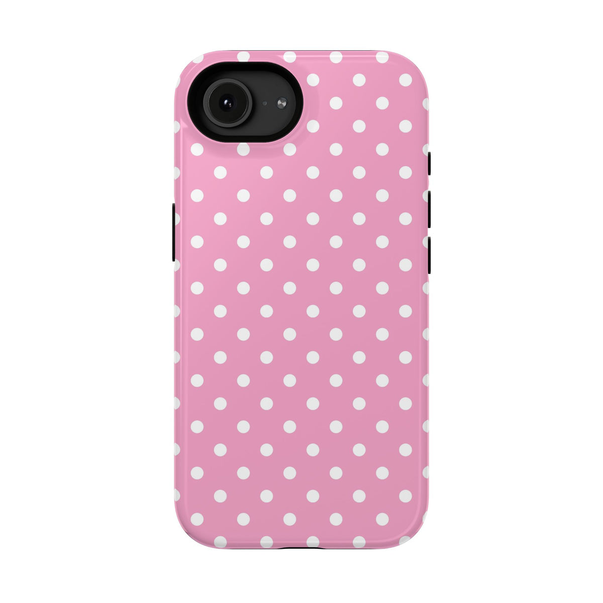Polka Party protective phone case for iPhone 16e, matte finish
