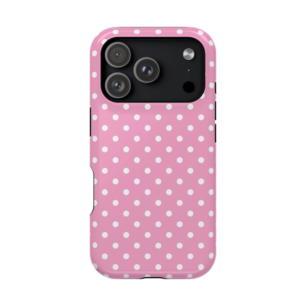 Polka Party MagSafe case for iPhone 18 Pro, glossy finish
