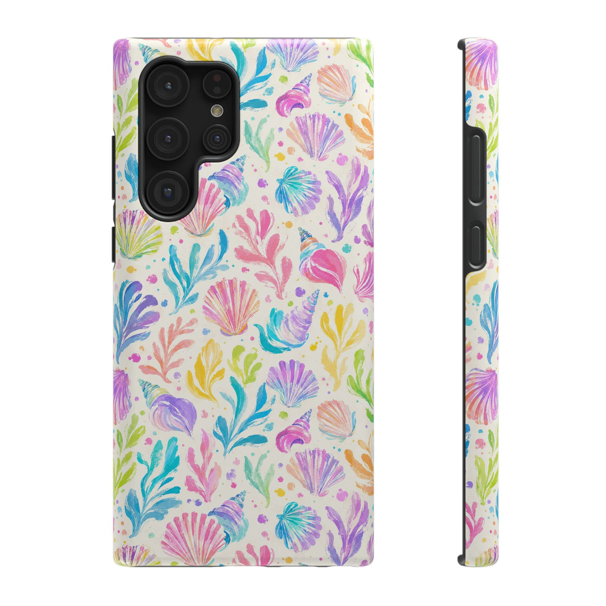 Rainbow Reef protective phone case for Samsung Galaxy S22 Ultra, glossy finish