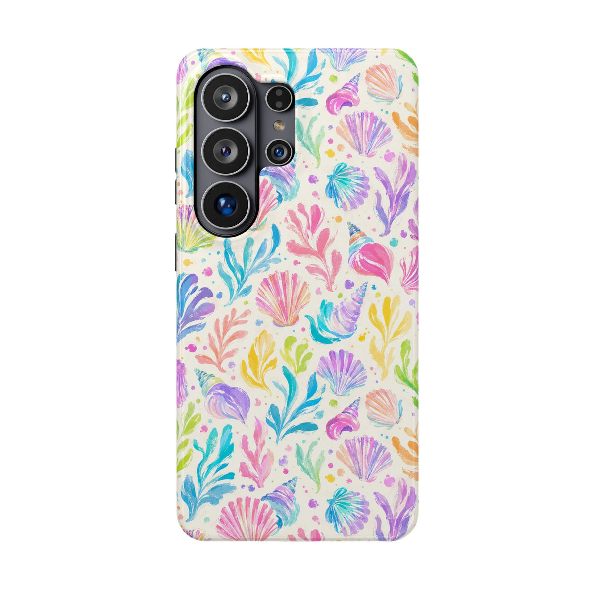 Rainbow Reef protective phone case for Samsung Galaxy S26 Ultra, glossy finish