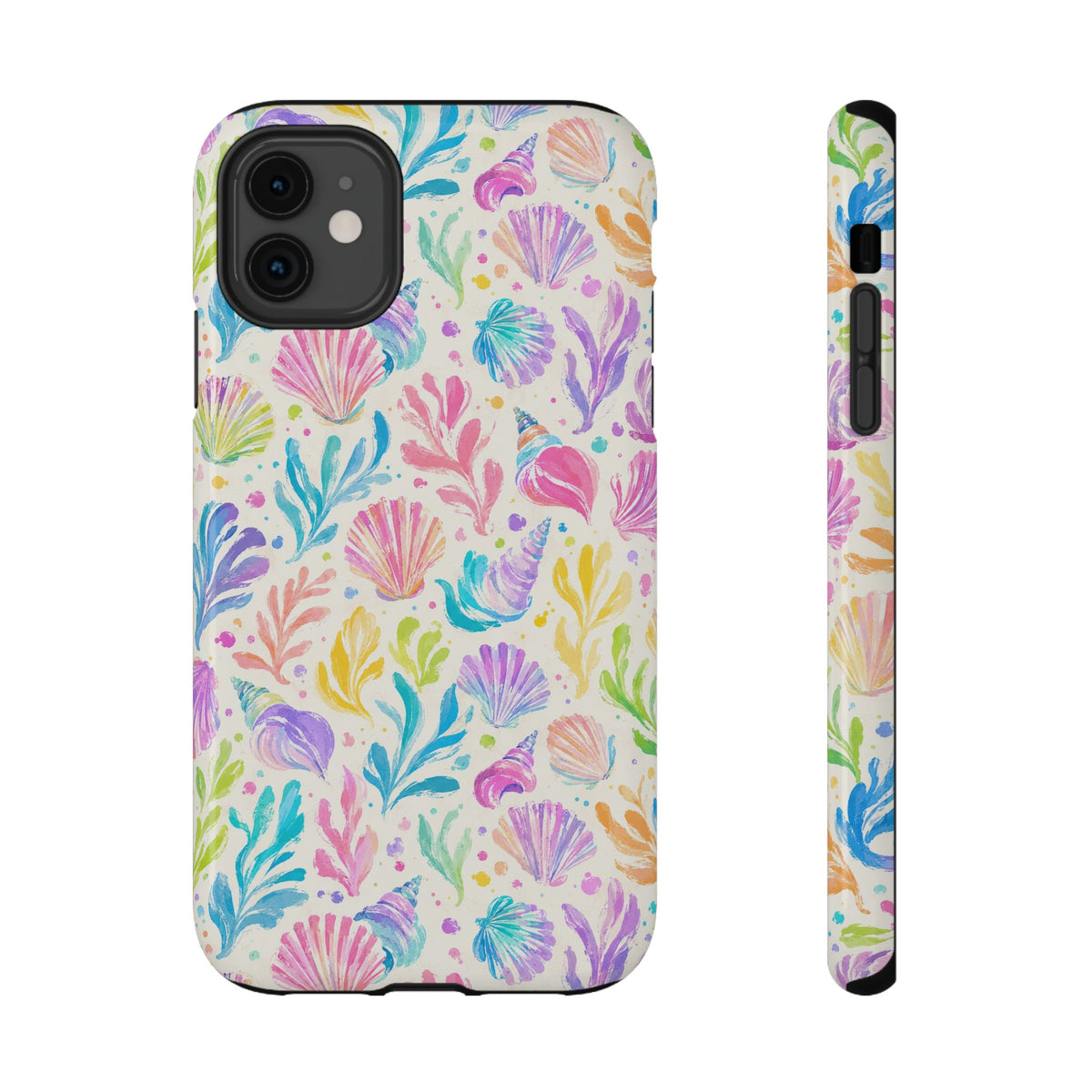 Rainbow Reef protective phone case for iPhone 11, glossy finish
