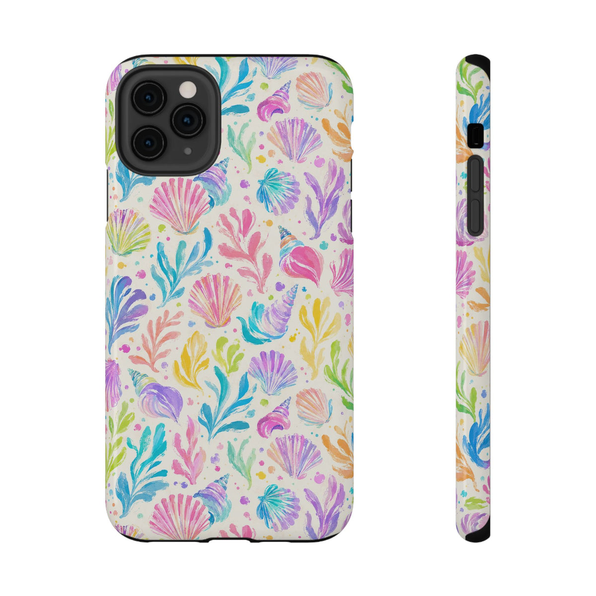 Rainbow Reef protective phone case for iPhone 11 Pro Max, glossy finish
