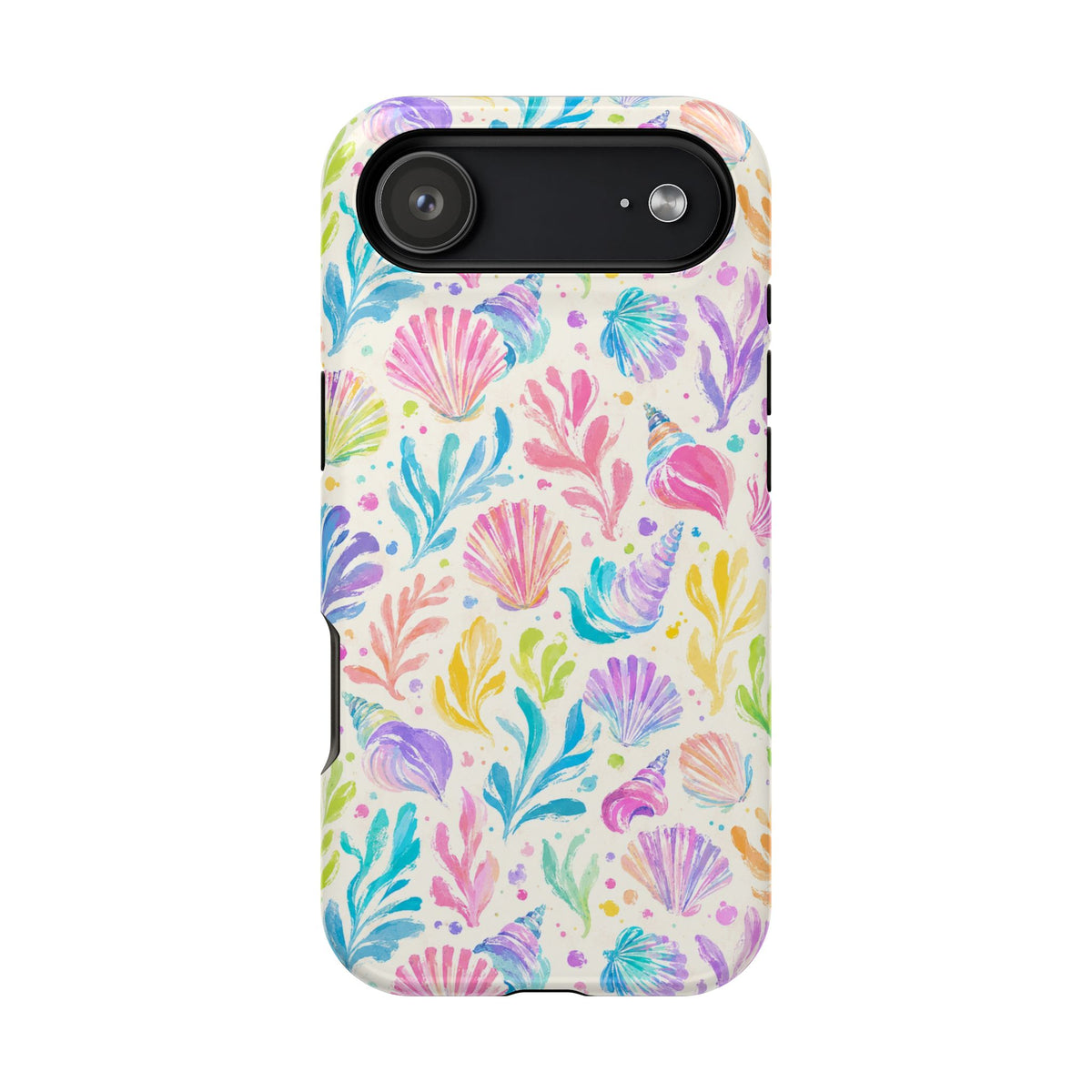 Rainbow Reef MagSafe case for iPhone 17 Air, glossy finish