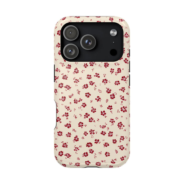 Red Ditsy Floral