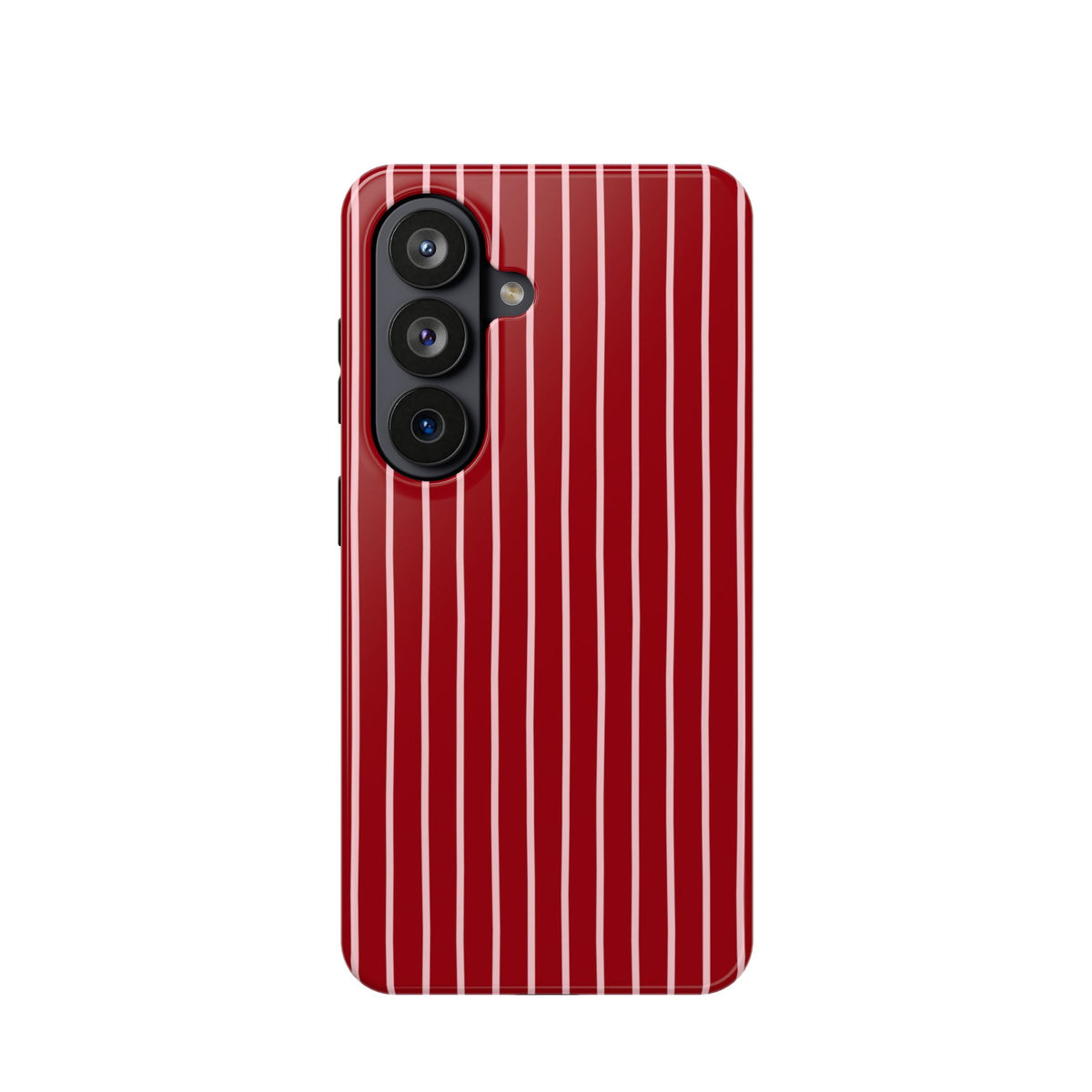 Red Pinstripe MagSafe case for Samsung Galaxy S26, glossy finish