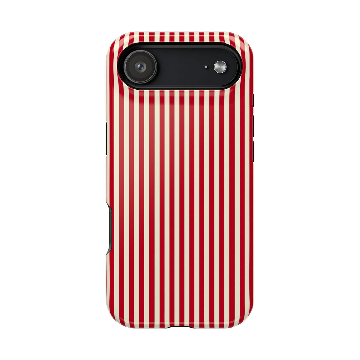 Red Stripe MagSafe case for iPhone 17 Air, glossy finish