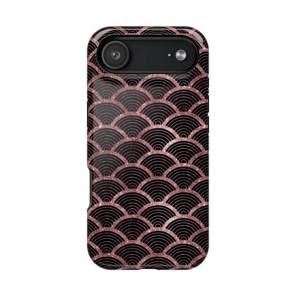 Rose Gold Scale protective phone case for iPhone 17 Air, glossy finish