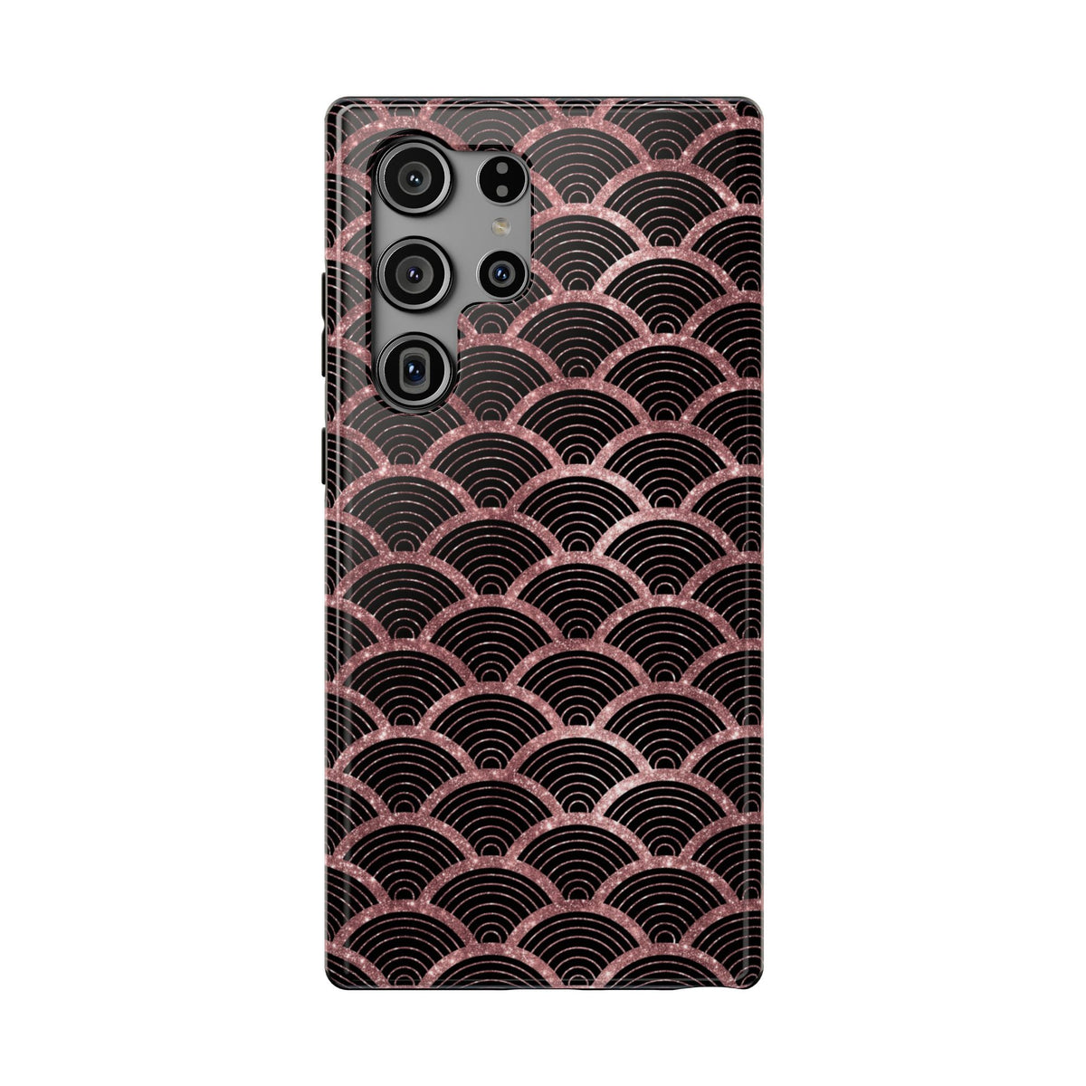 Rose Gold Scale protective phone case for Samsung Galaxy S23 Ultra, glossy finish