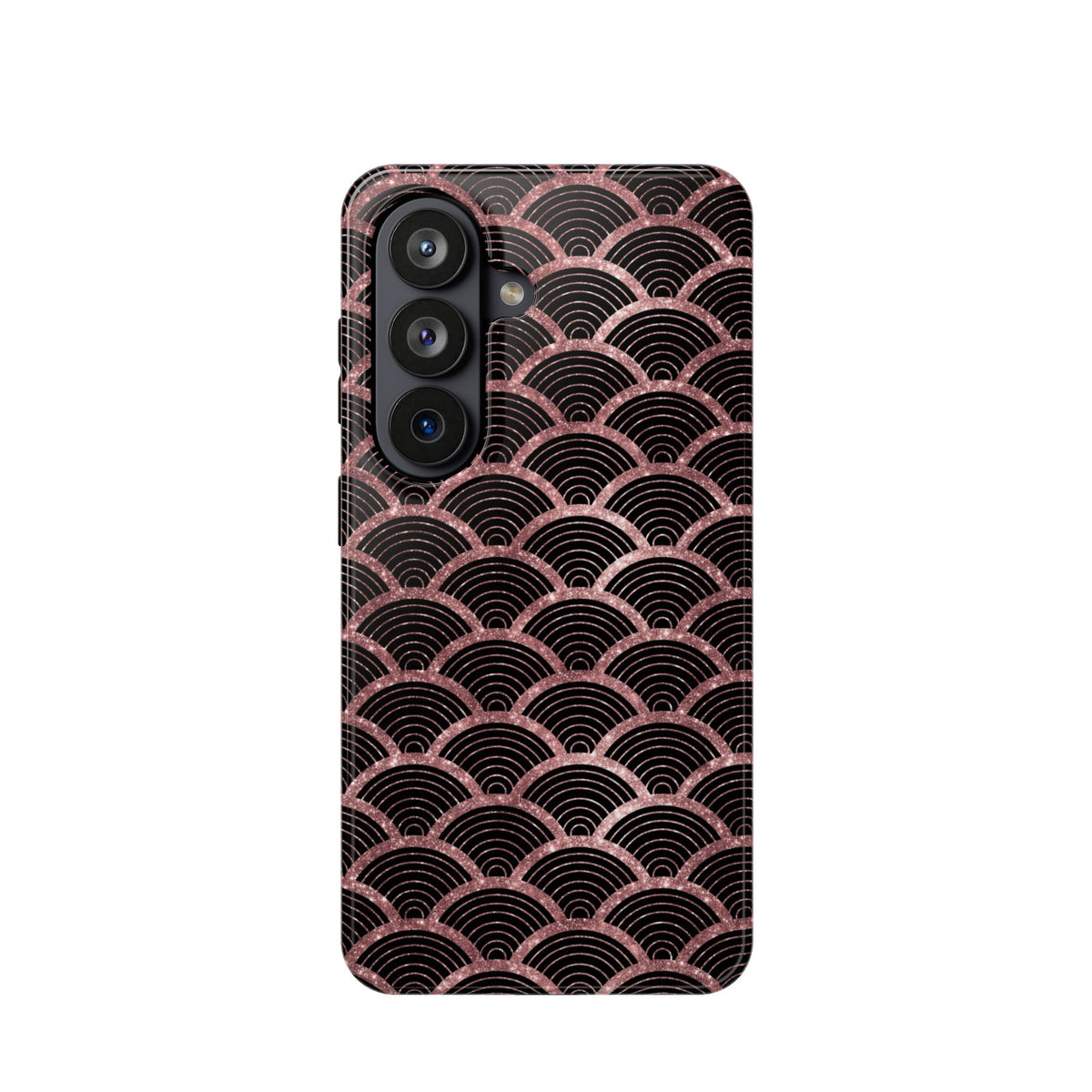 Rose Gold Scale protective phone case for Samsung Galaxy S26, glossy finish