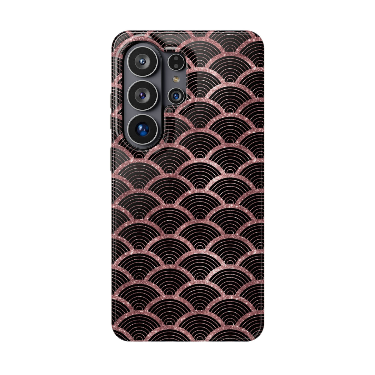 Rose Gold Scale protective phone case for Samsung Galaxy S26 Ultra, glossy finish