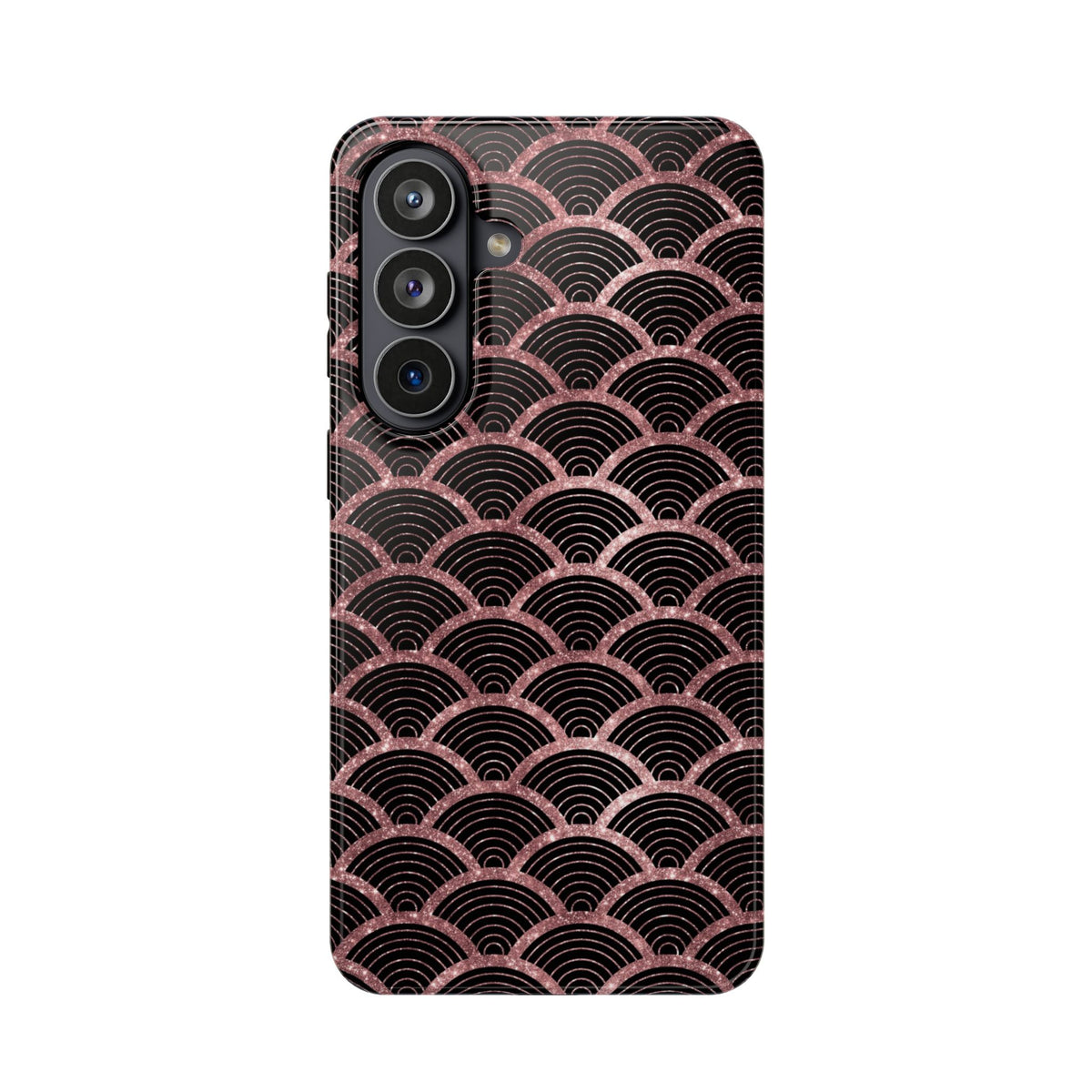 Rose Gold Scale MagSafe case for Samsung Galaxy S26 Plus, glossy finish